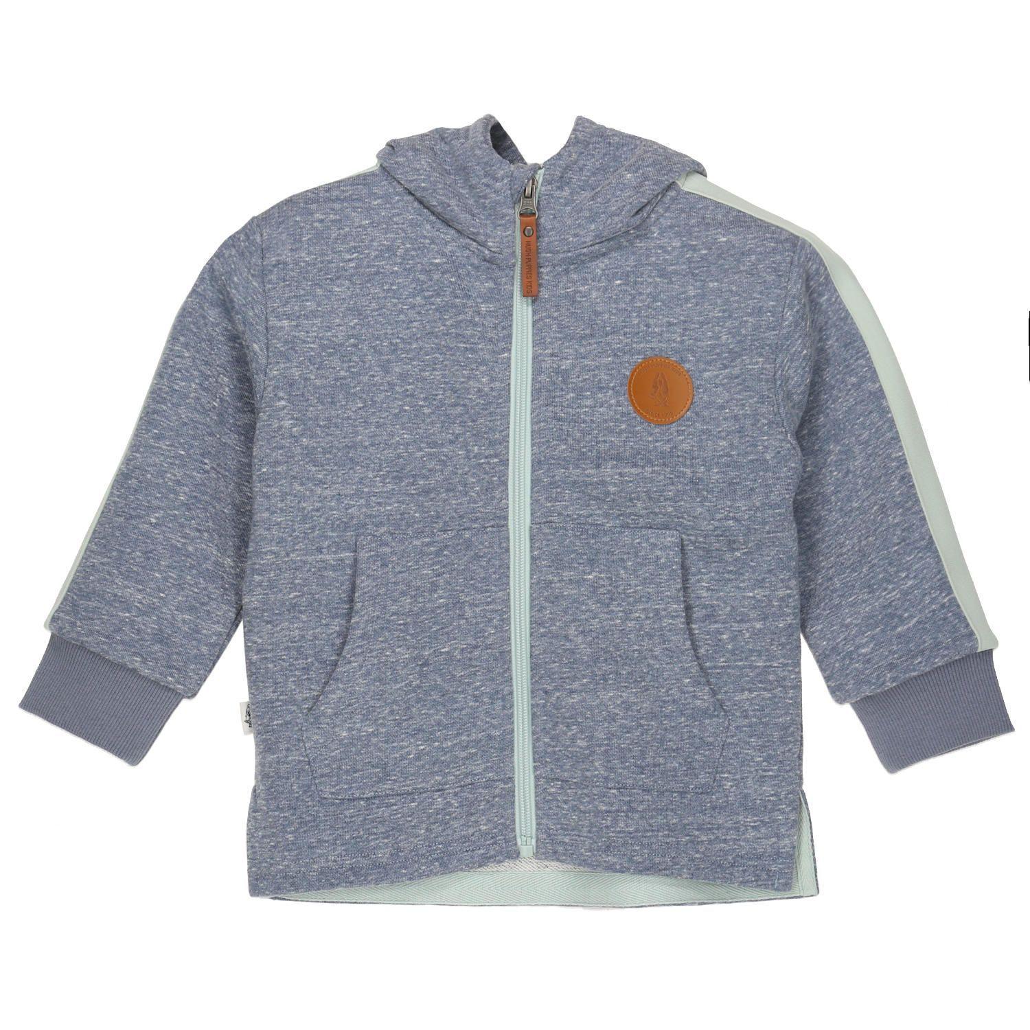 Polerón Niño Zipper Azul-0