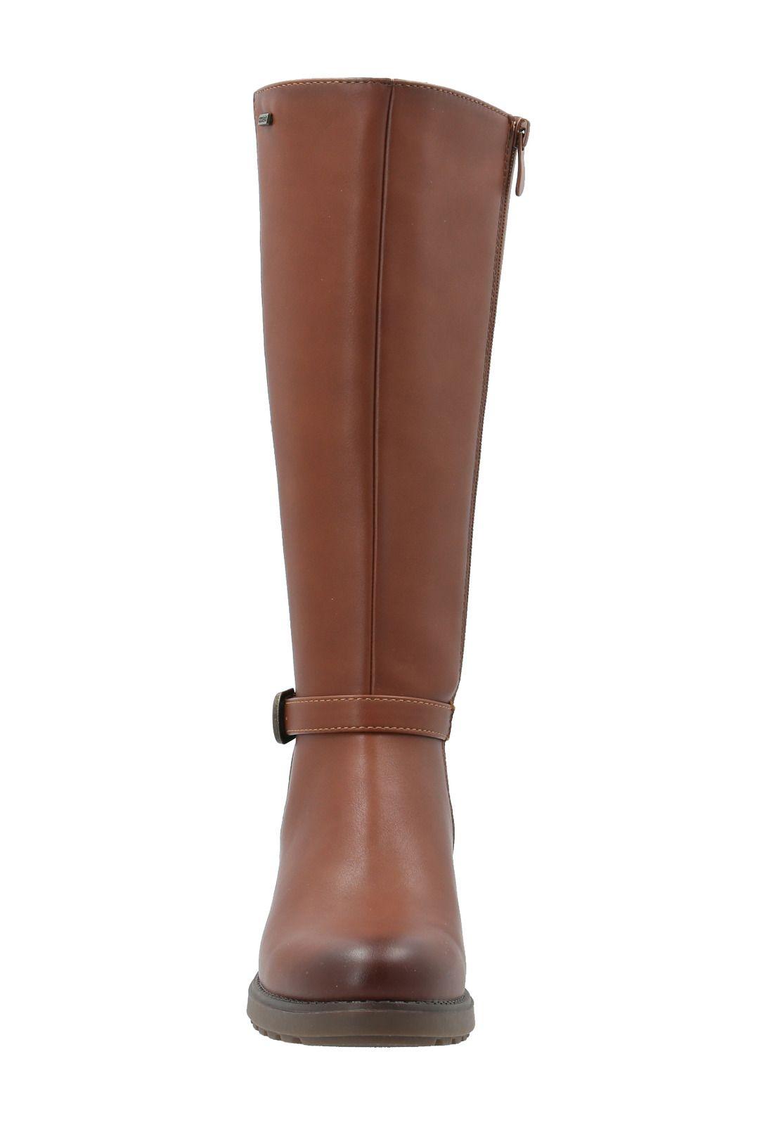 Bota Mujer Mili Cognac-3