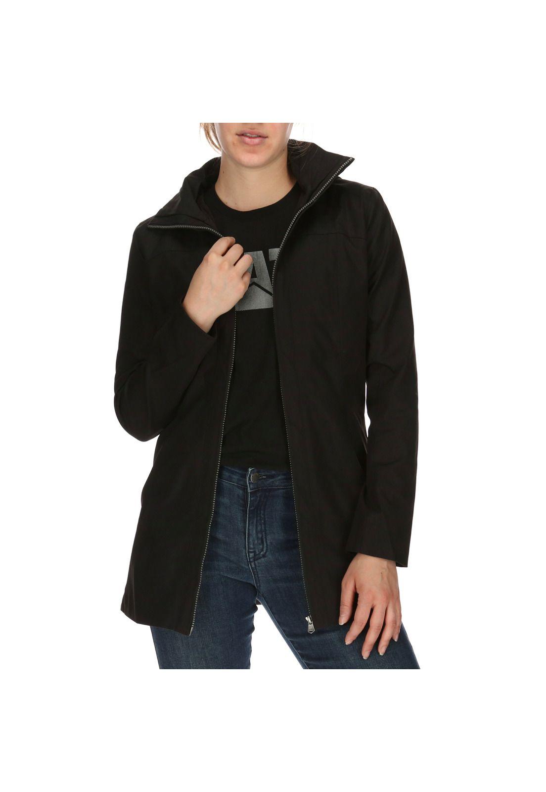 Chaqueta Mujer Proxima Parka Poliéster Negro-0