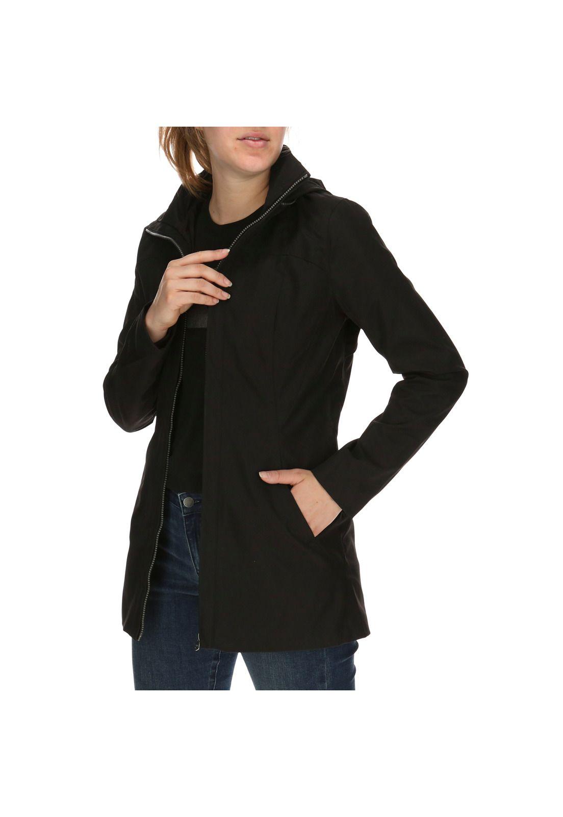 Chaqueta Mujer Proxima Parka Poliéster Negro-1