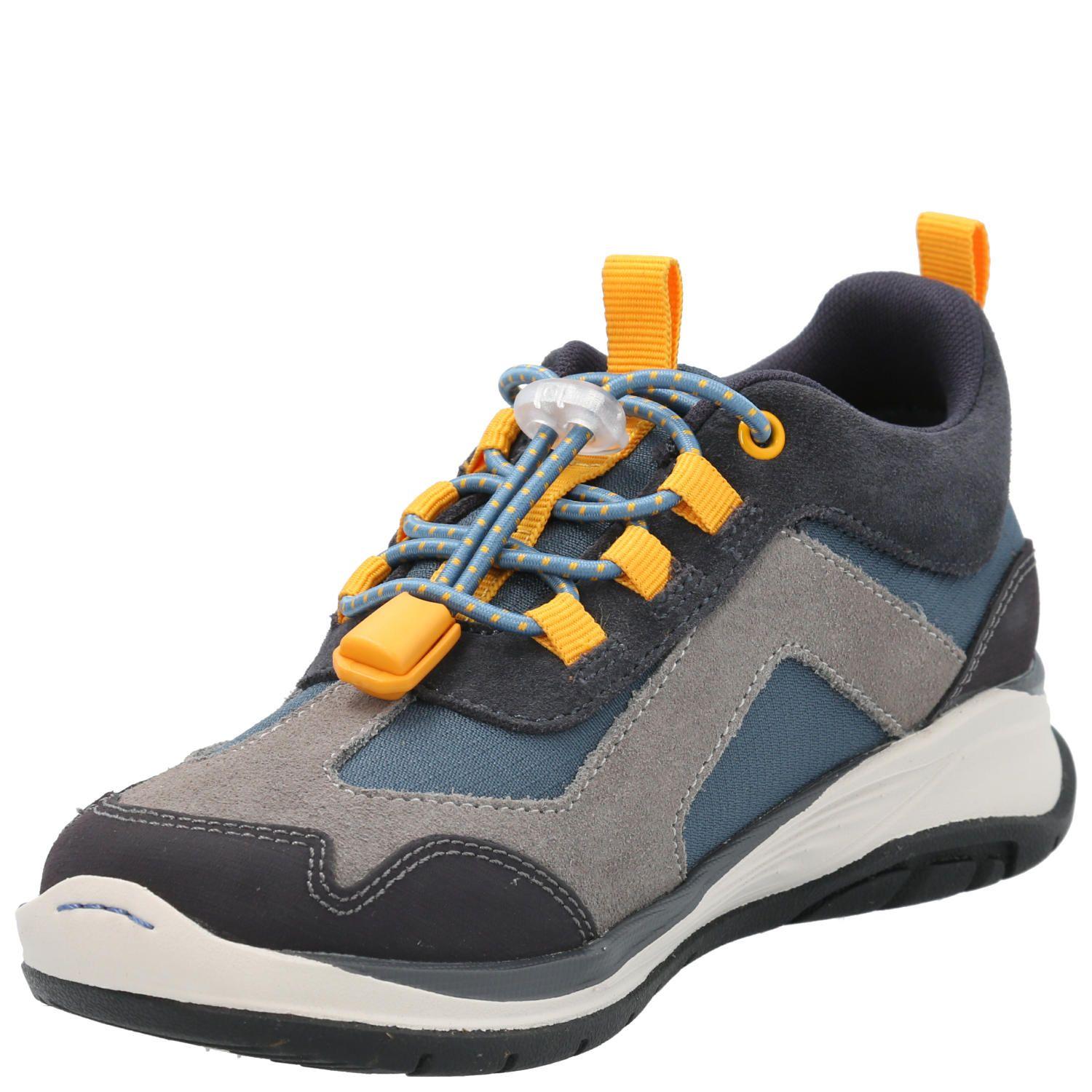 Zapatilla Cuero Niño Fastland Gris-6