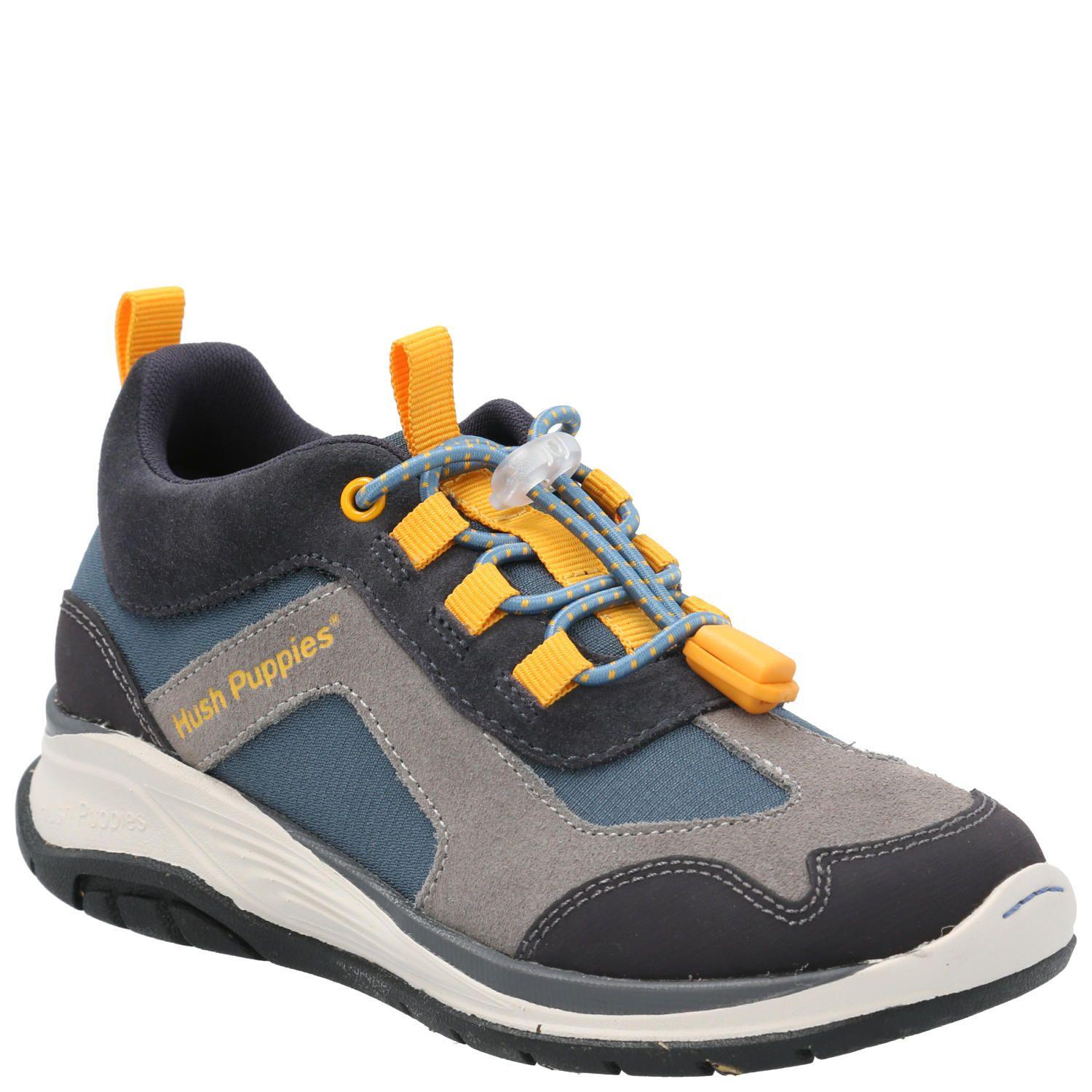 Zapatilla Cuero Niño Fastland Gris-0