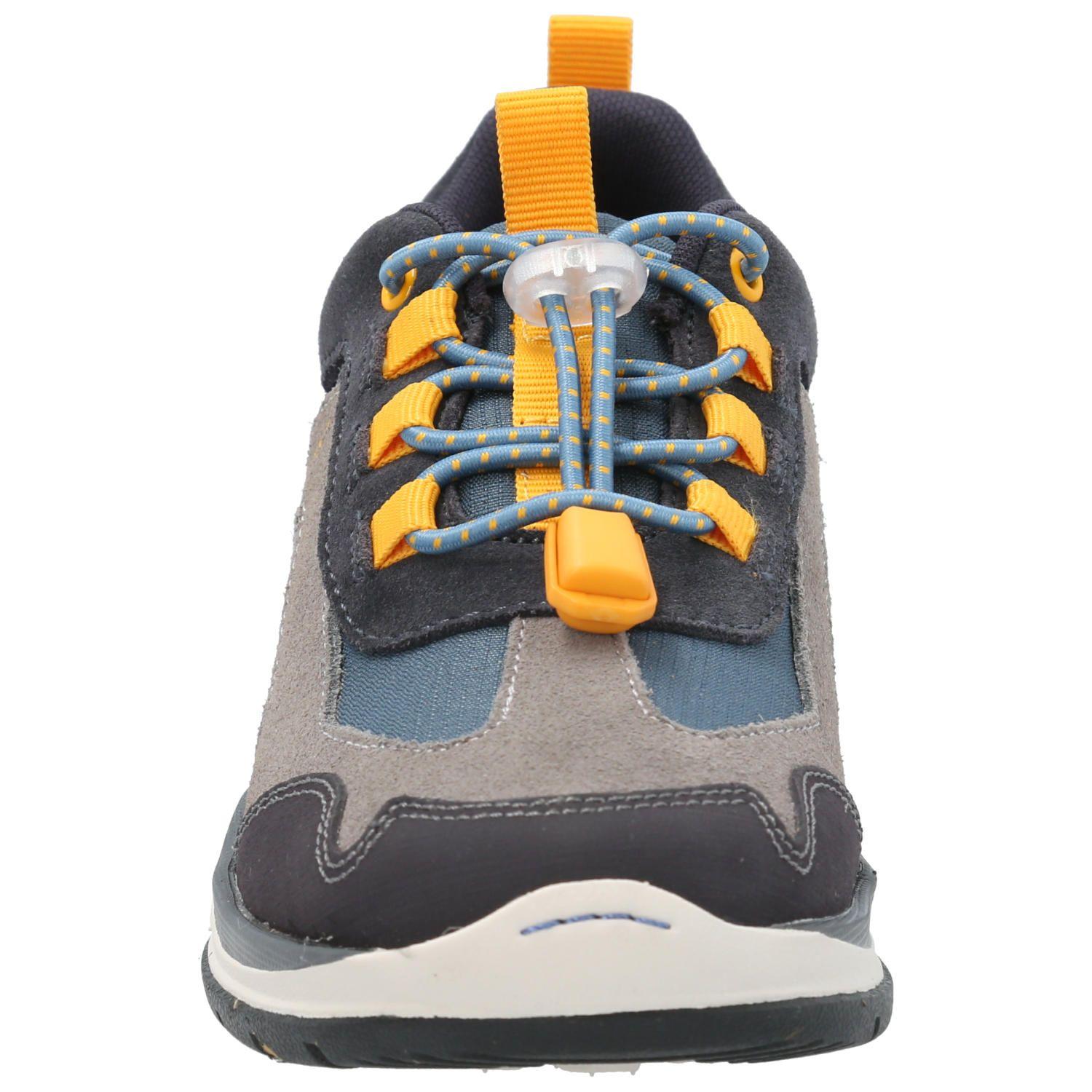 Zapatilla Cuero Niño Fastland Gris-5