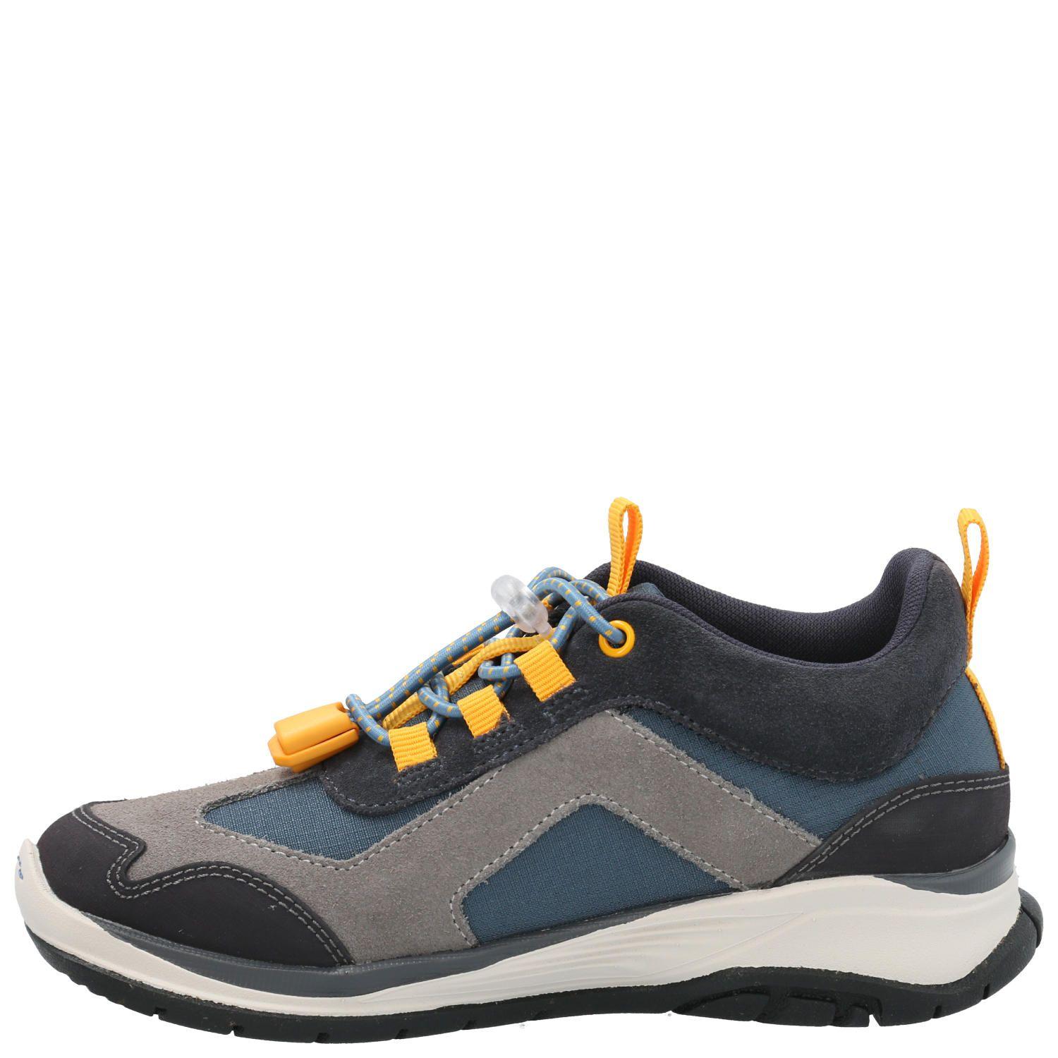 Zapatilla Cuero Niño Fastland Gris-7