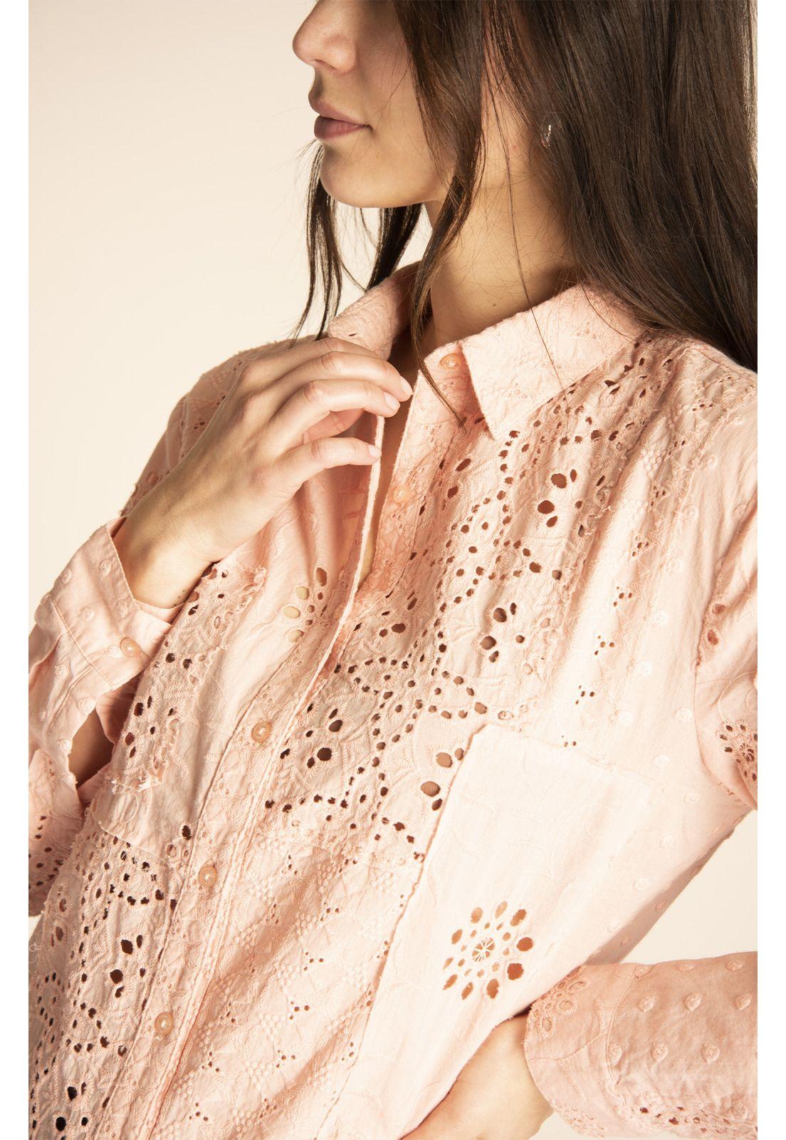 Blusa Algodón Orgánico Mujer Alba Durazno-3