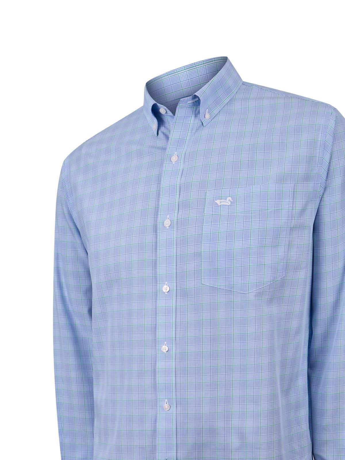 Camisa Cuello Button-Down Hombre Wf Pb Verde-4
