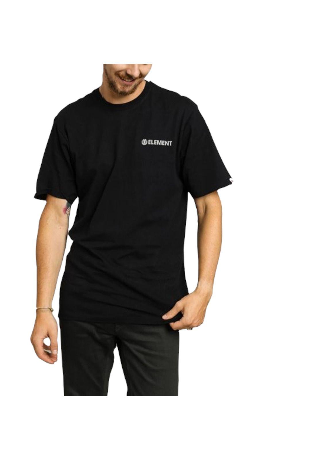 Polera M/C Hombre Blazin Chest Negro-0