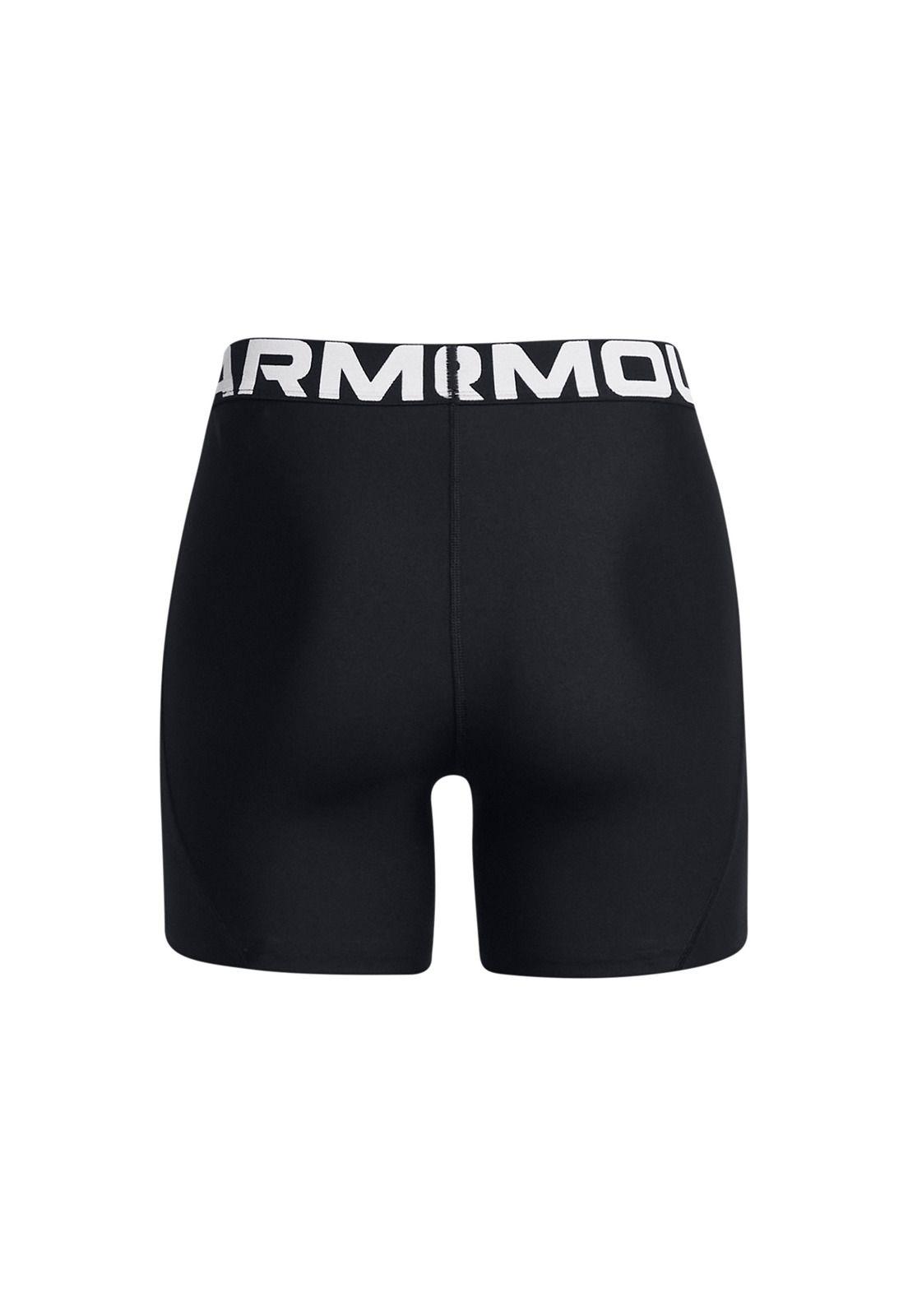 Shorts middy HeatGear® para mujer Negro-1