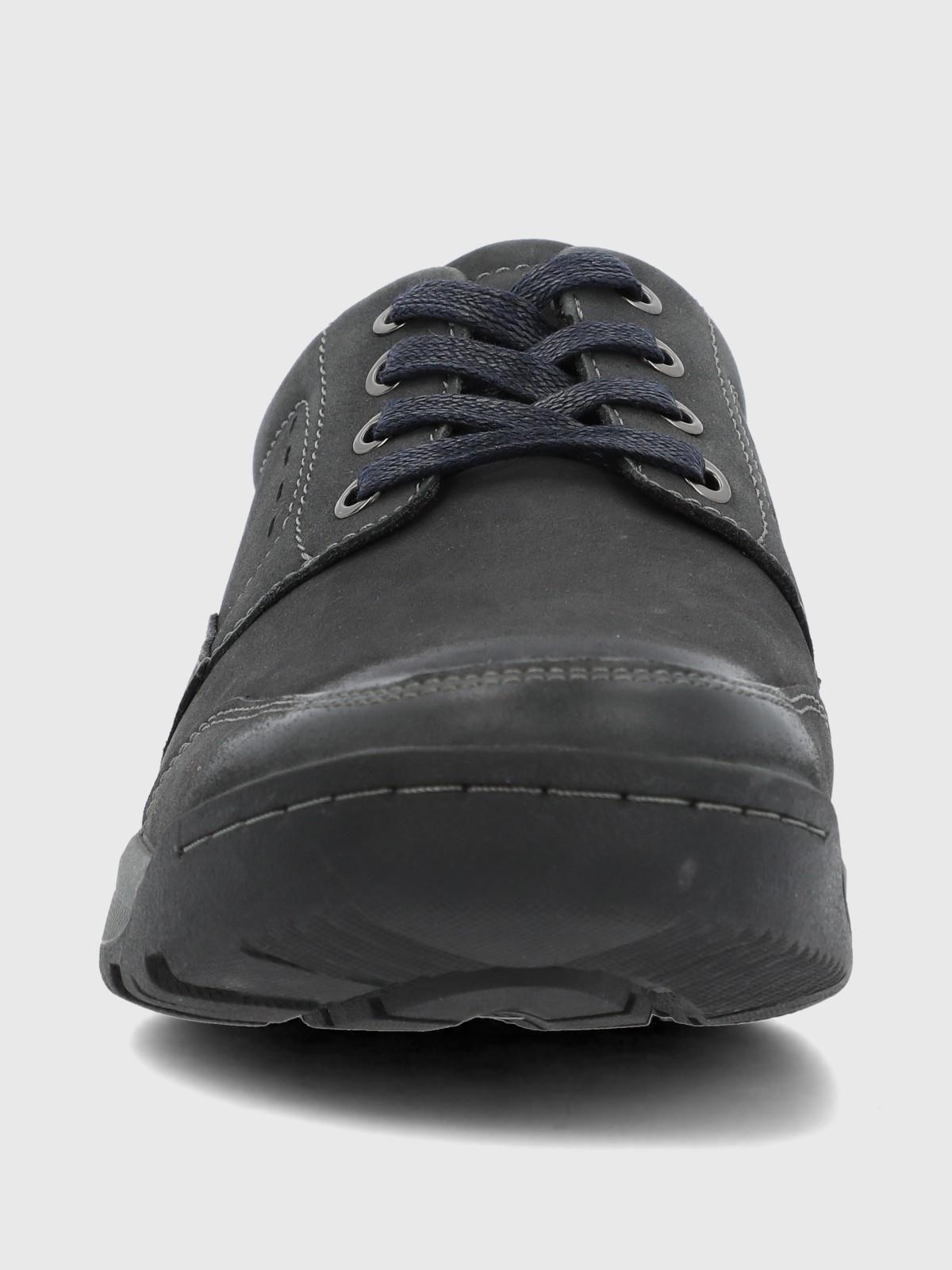 Zapato Cuero Hombre Duran Azul-3