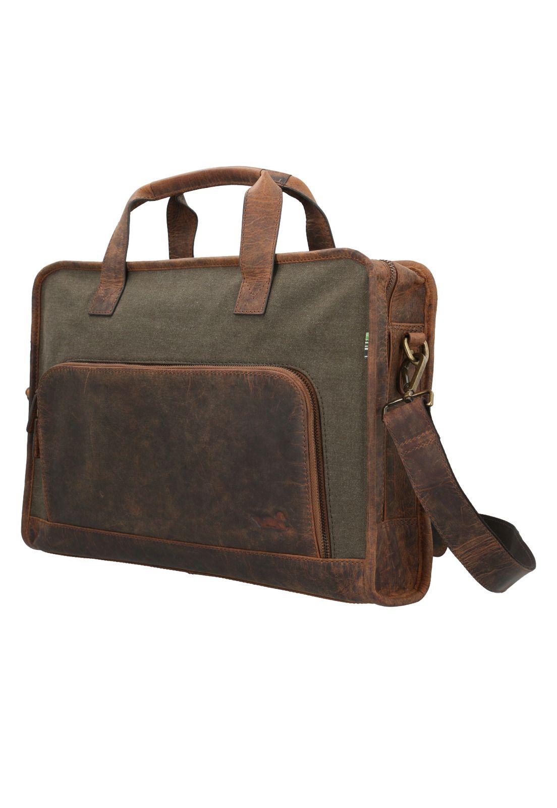 Maletin Cuero Verde Wx Avery Unisex-1