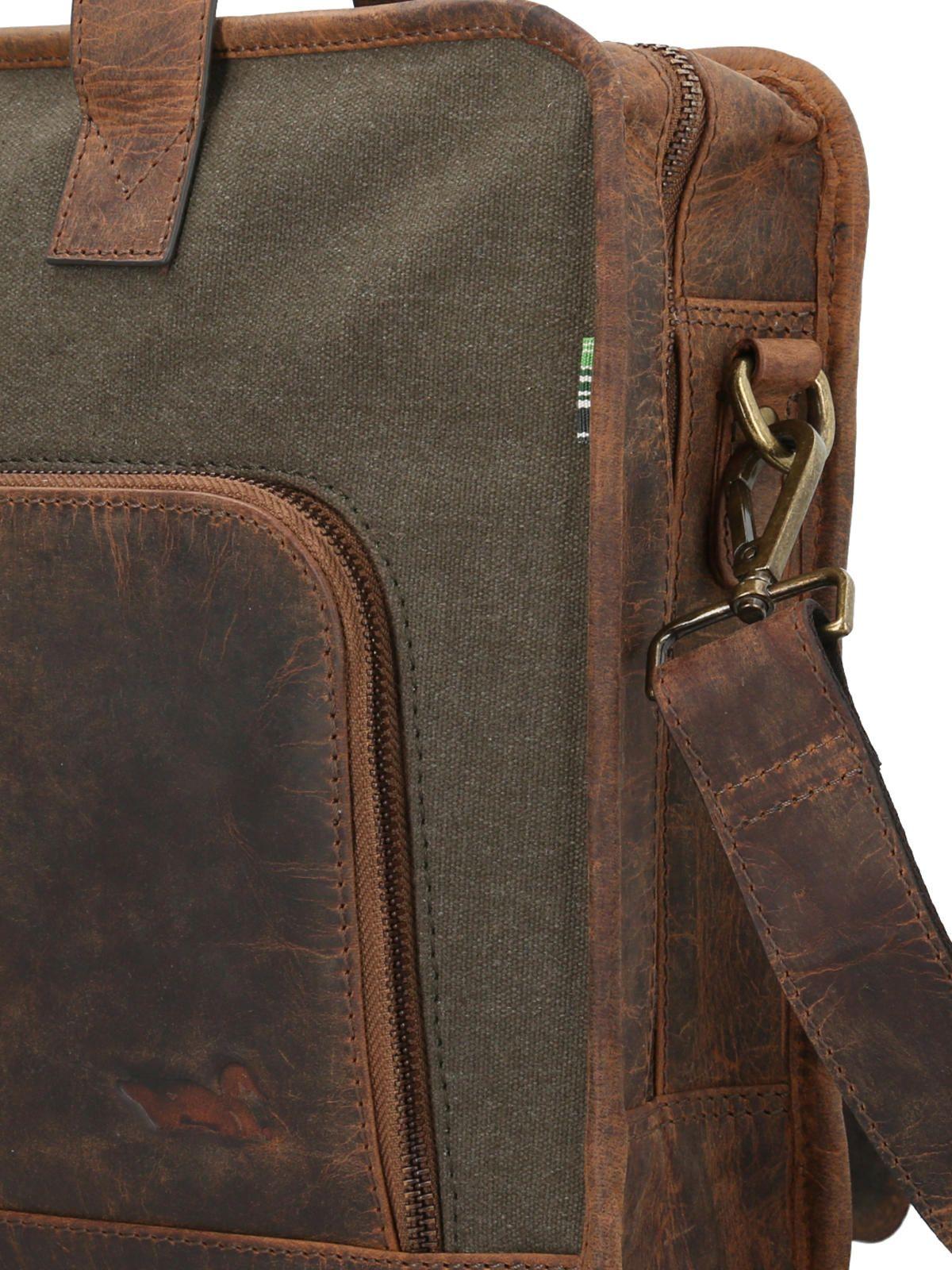 Maletin Cuero Verde Wx Avery Unisex-3