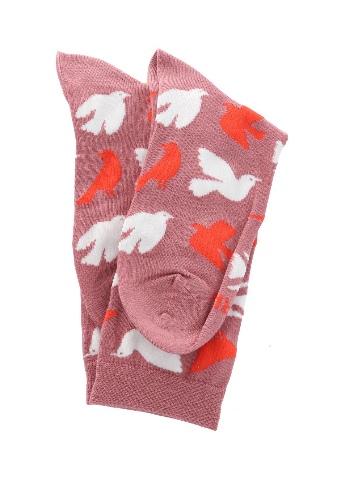 Calcetin Naranja St Birds Mujer-2