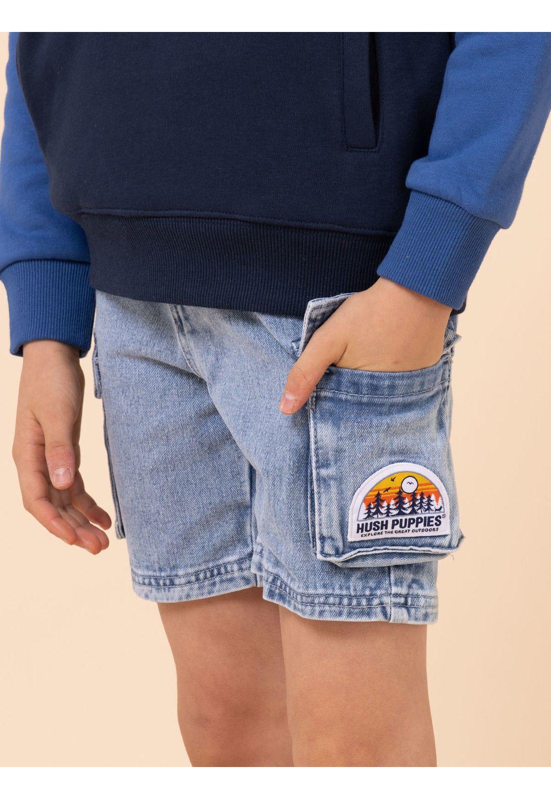 Short Niño Hemer Denim Claro-4