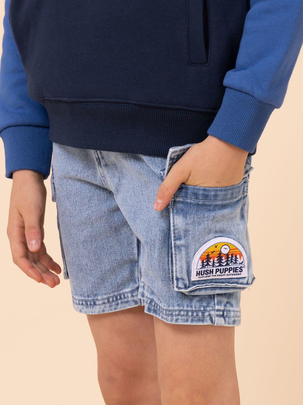 Short Niño Hemer Denim Claro-4
