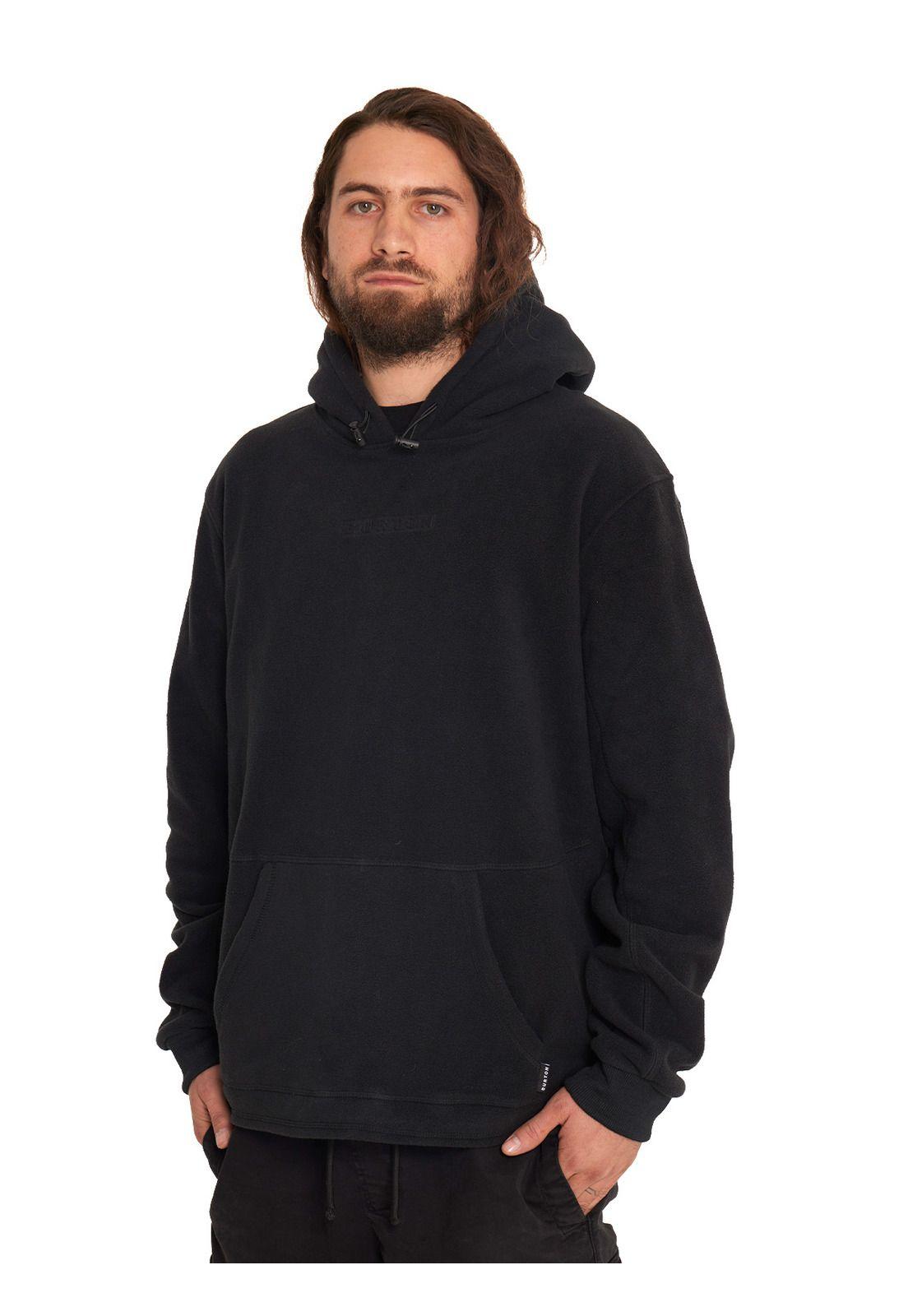 Polar unisex con gorro Negro-1