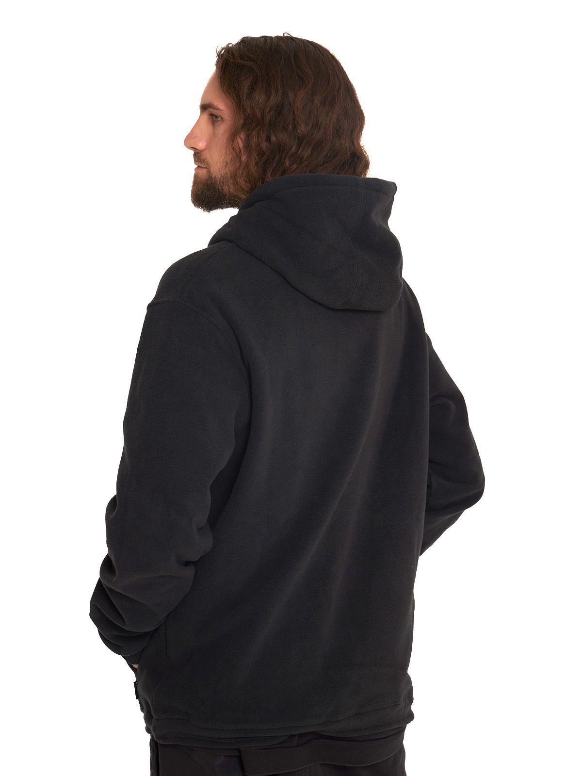 Polar unisex con gorro Negro-3