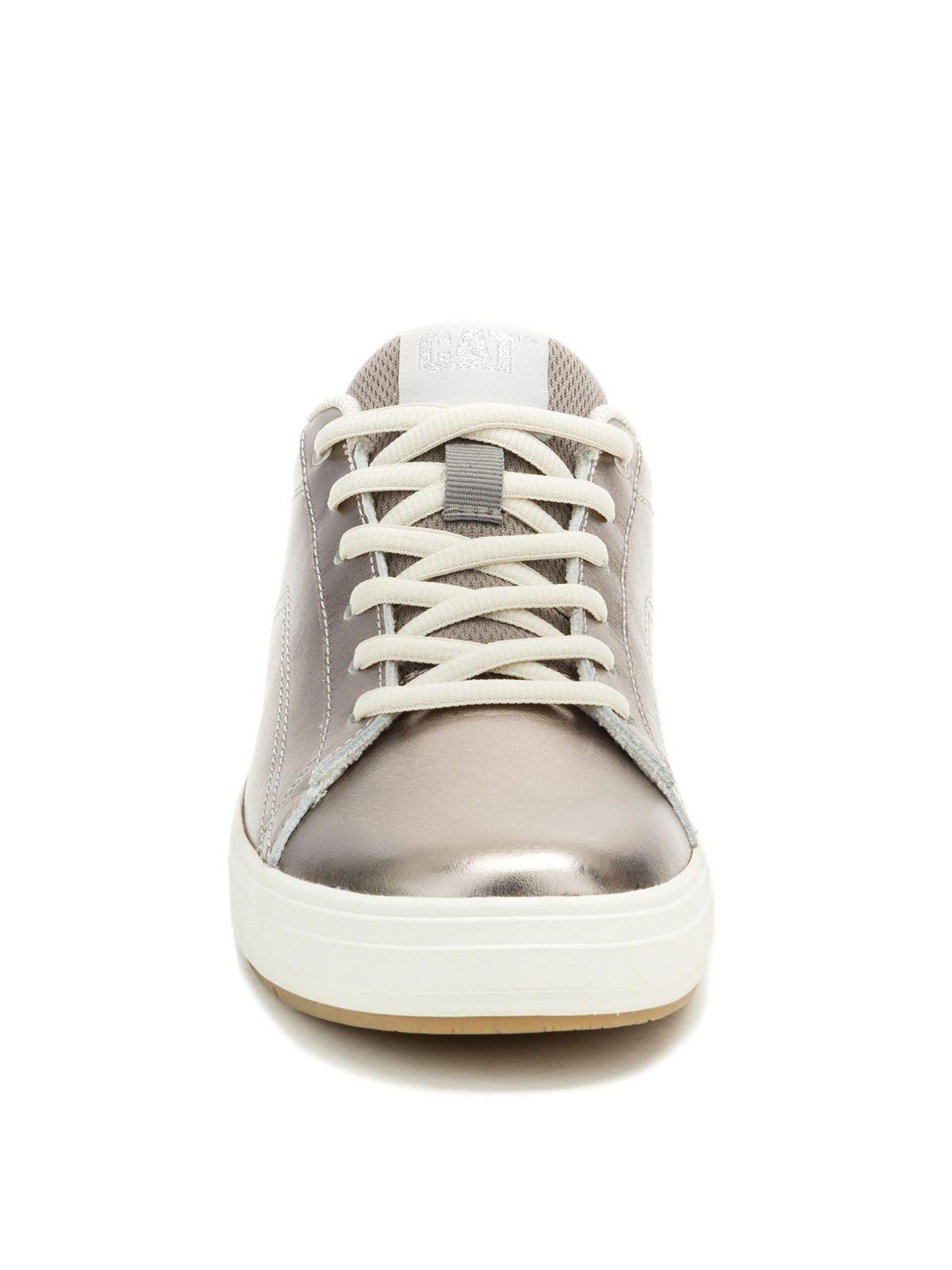 Zapatilla Cuero Mujer Imply Plateado-4