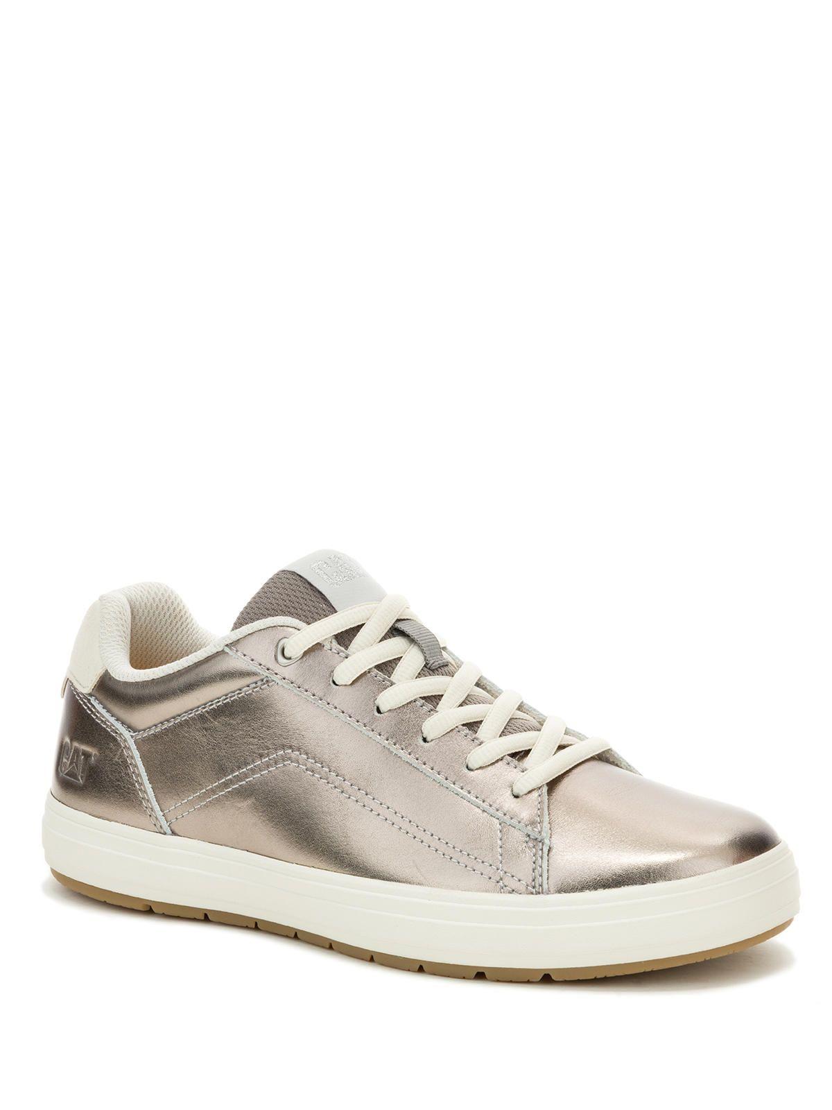 Zapatilla Cuero Mujer Imply Plateado-0