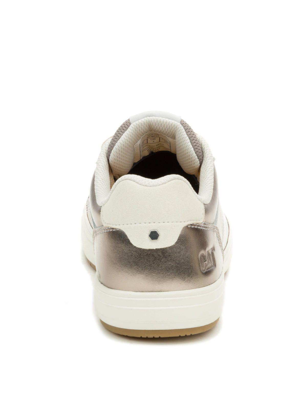 Zapatilla Cuero Mujer Imply Plateado-5