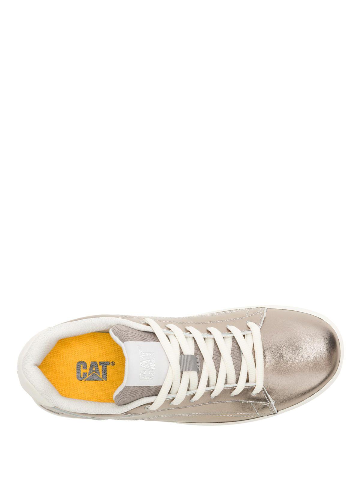 Zapatilla Cuero Mujer Imply Plateado-6