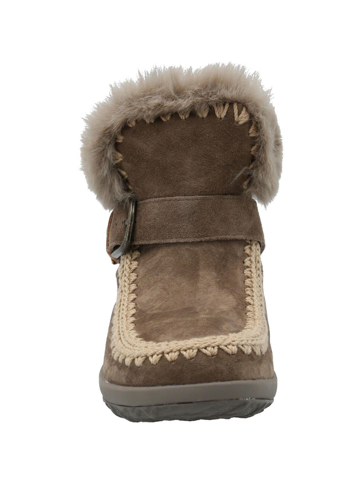 Botín Cuero Mujer Pepa Café-3