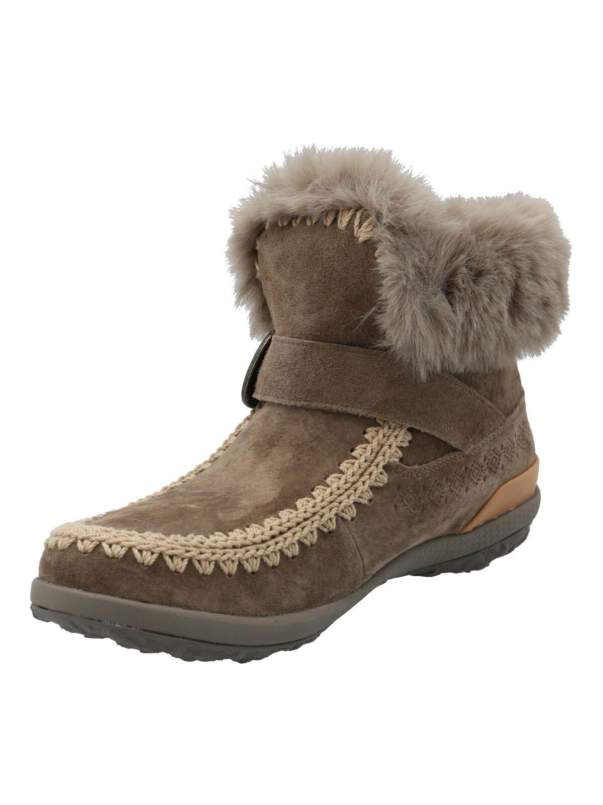 Botín Cuero Mujer Pepa Café-4