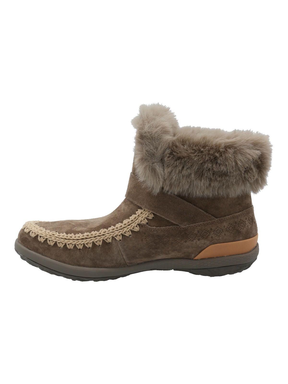 Botín Cuero Mujer Pepa Café-5