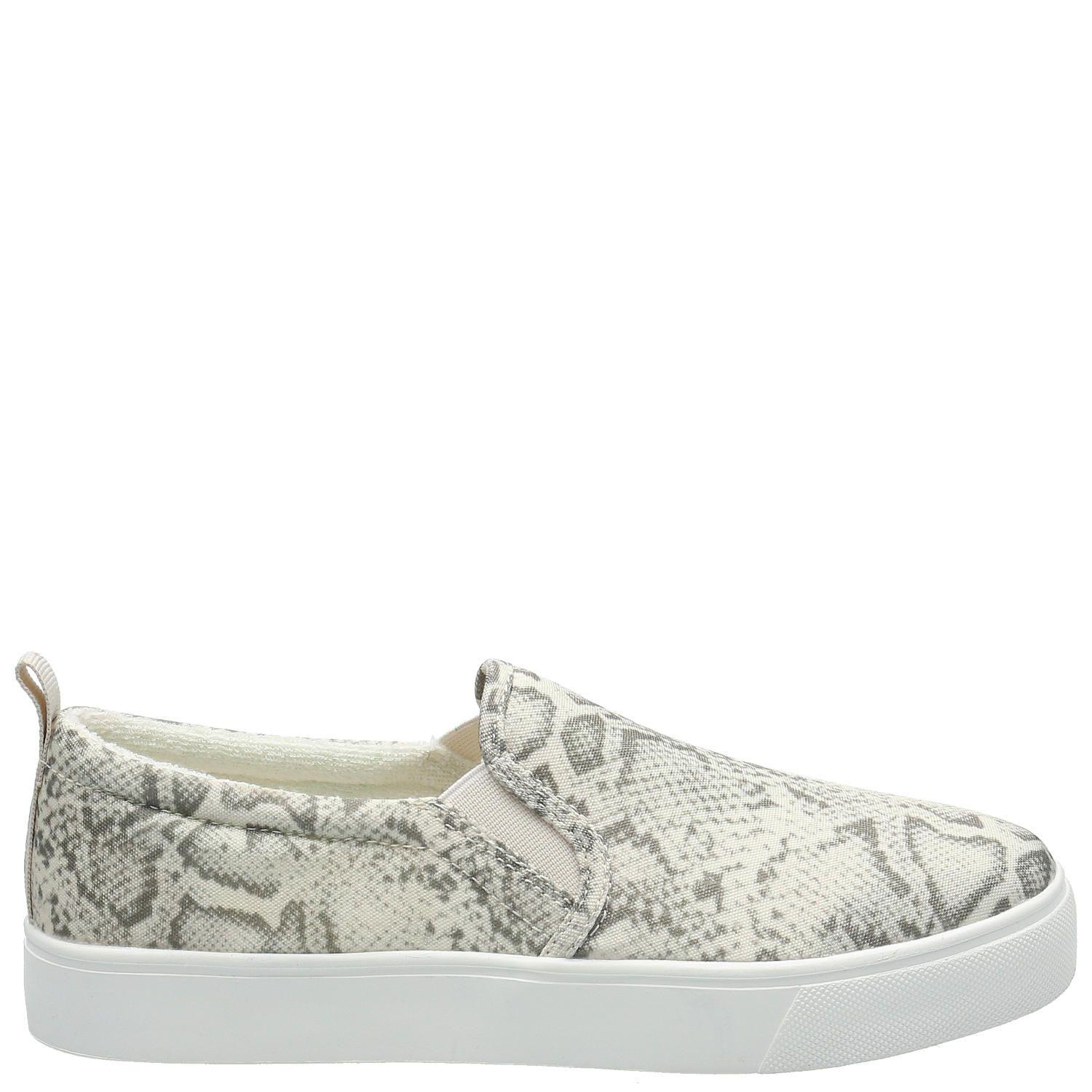 Zapatilla Mujer Animal Print Slip On Beige-1