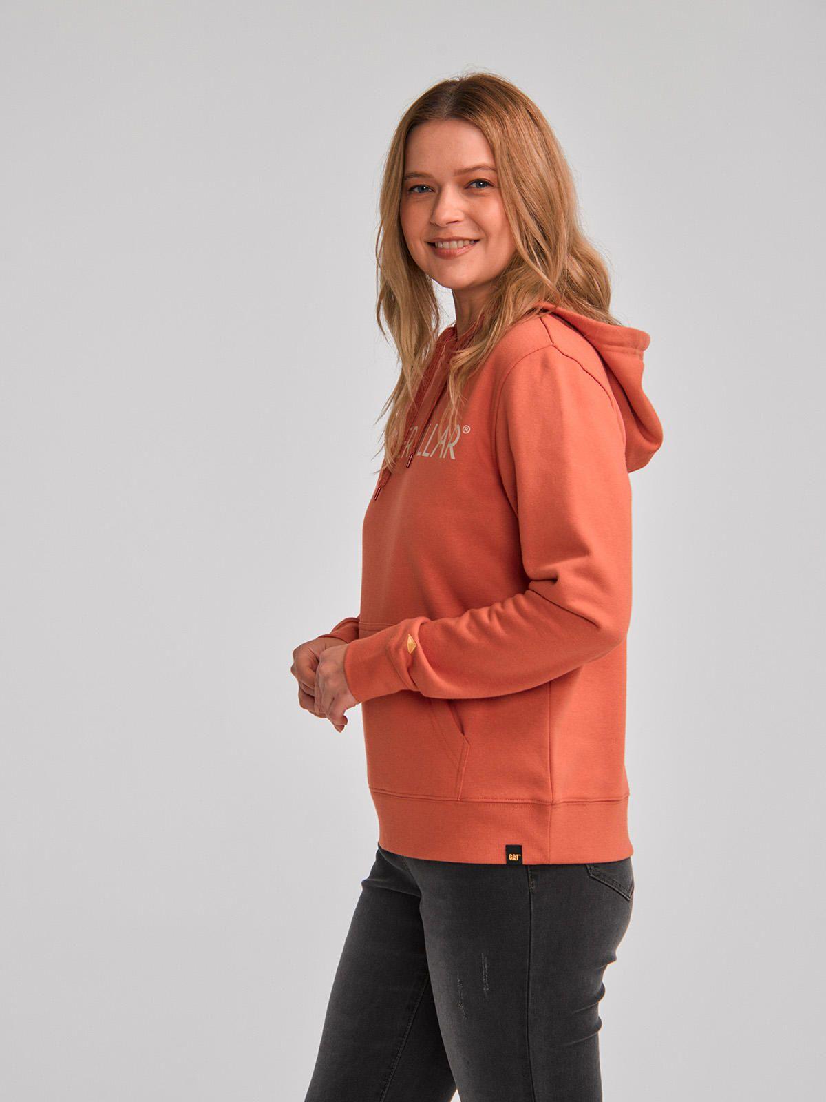 Polerón Mujer Fleece Caterpillar Pullover Durazno-4