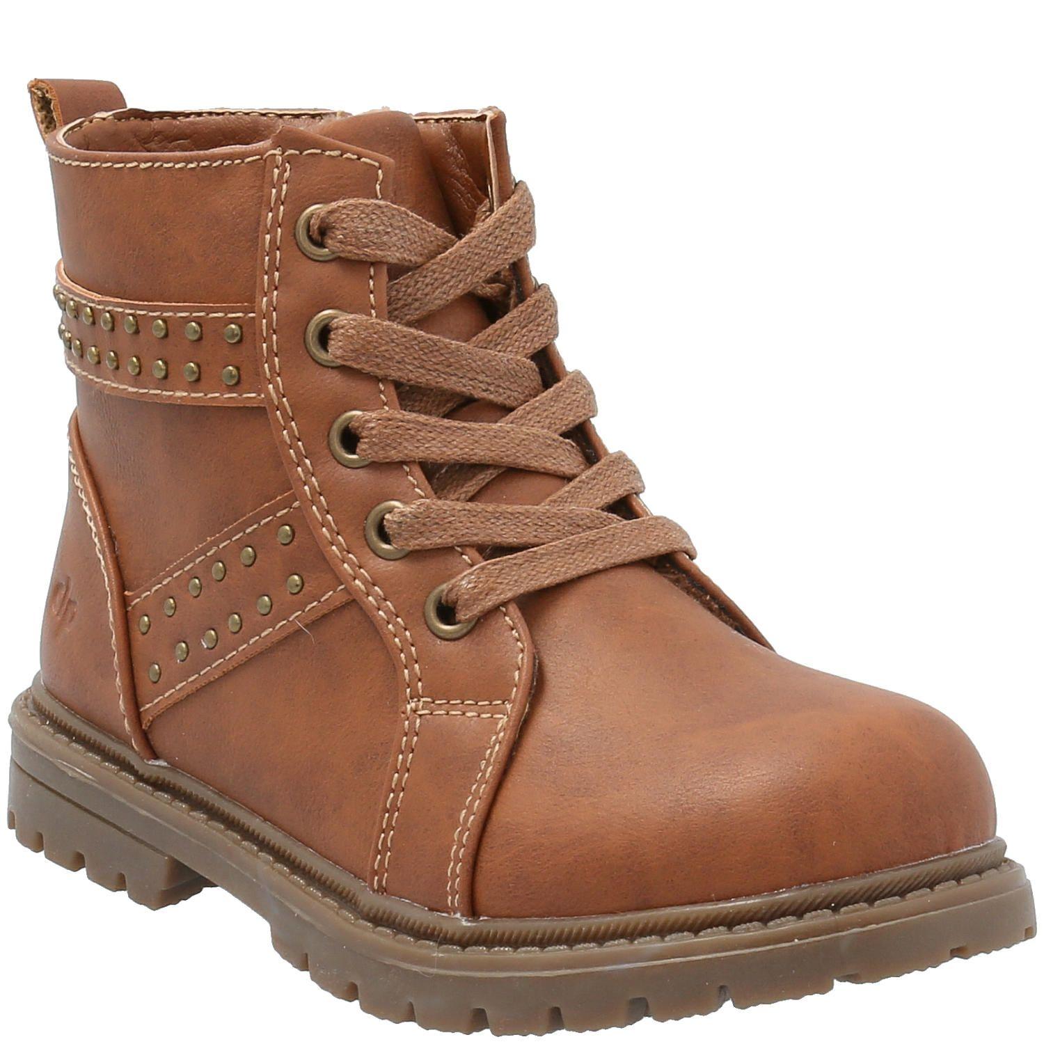 Botín Niña Alya Camel-0