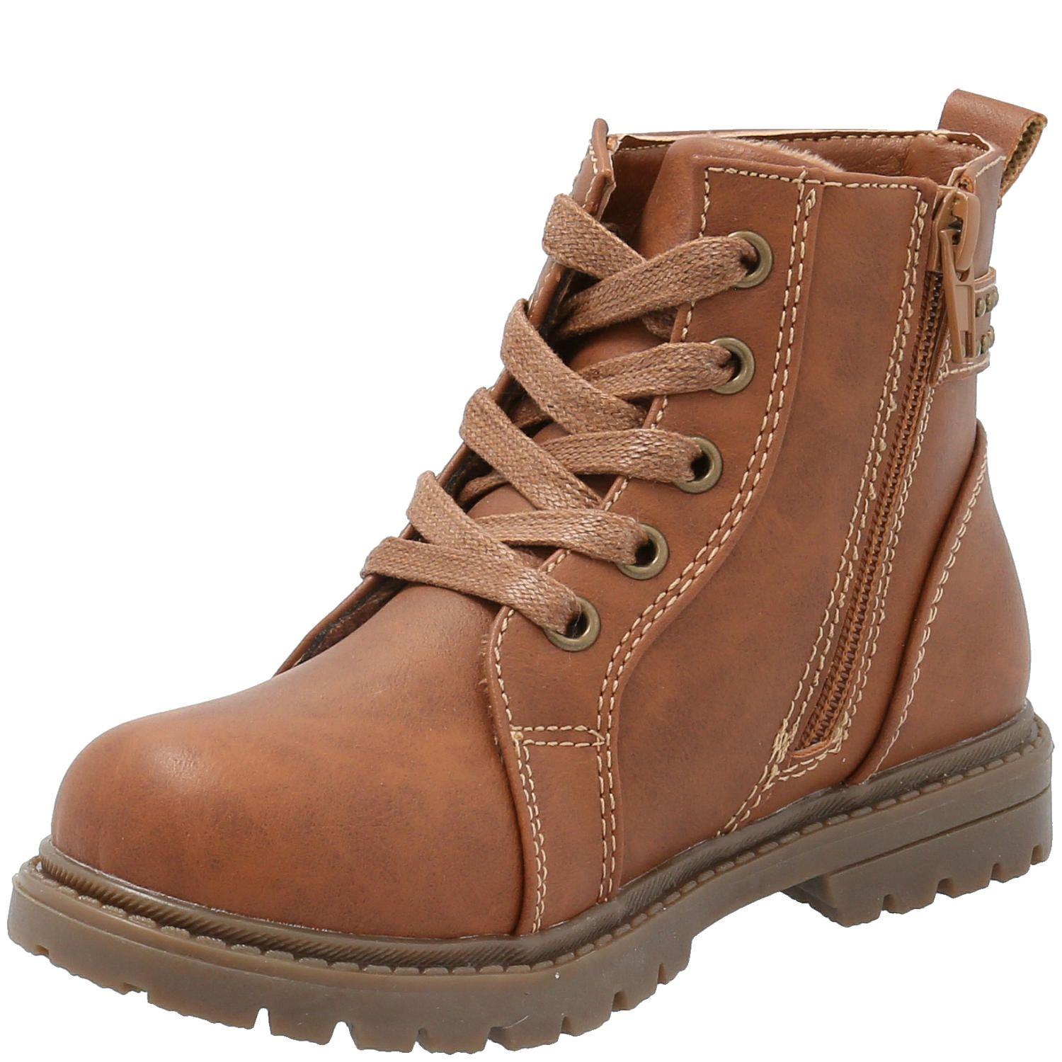 Botín Niña Alya Camel-4