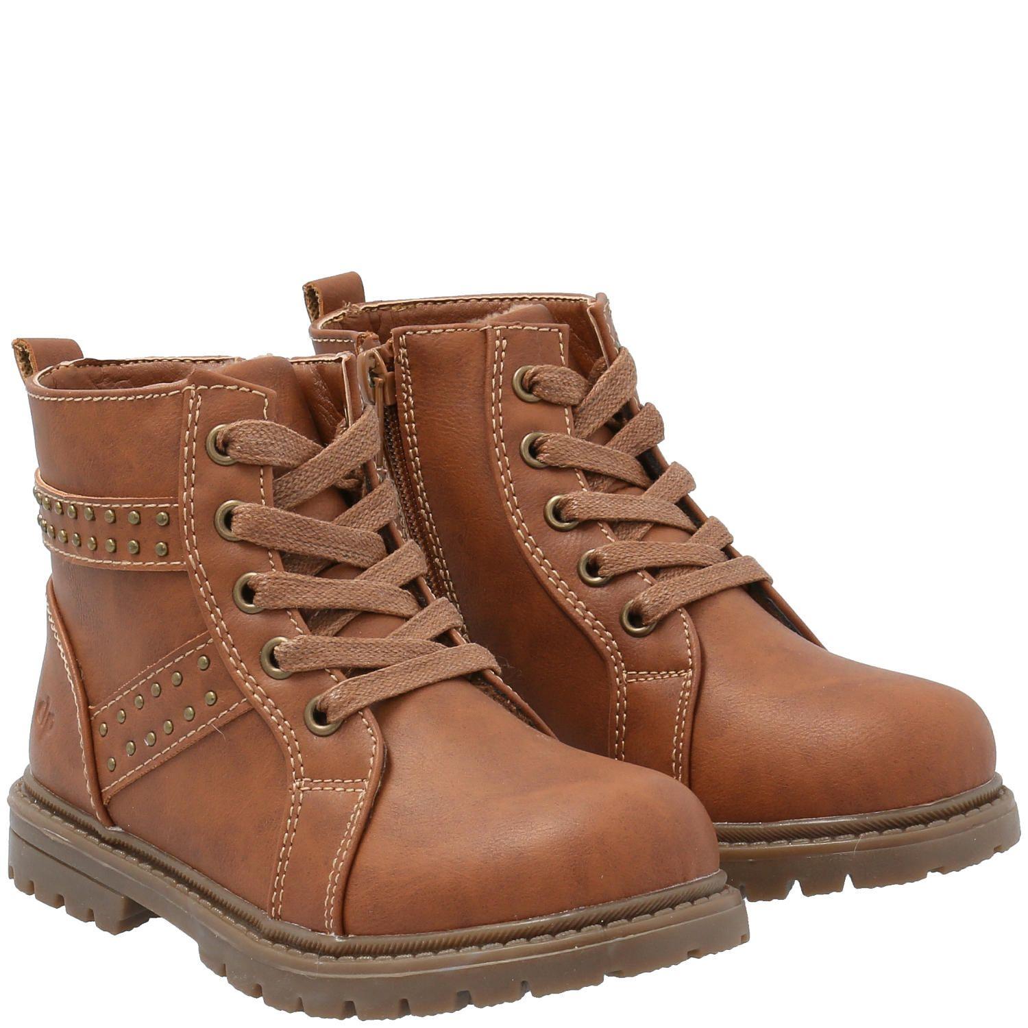 Botín Niña Alya Camel-7