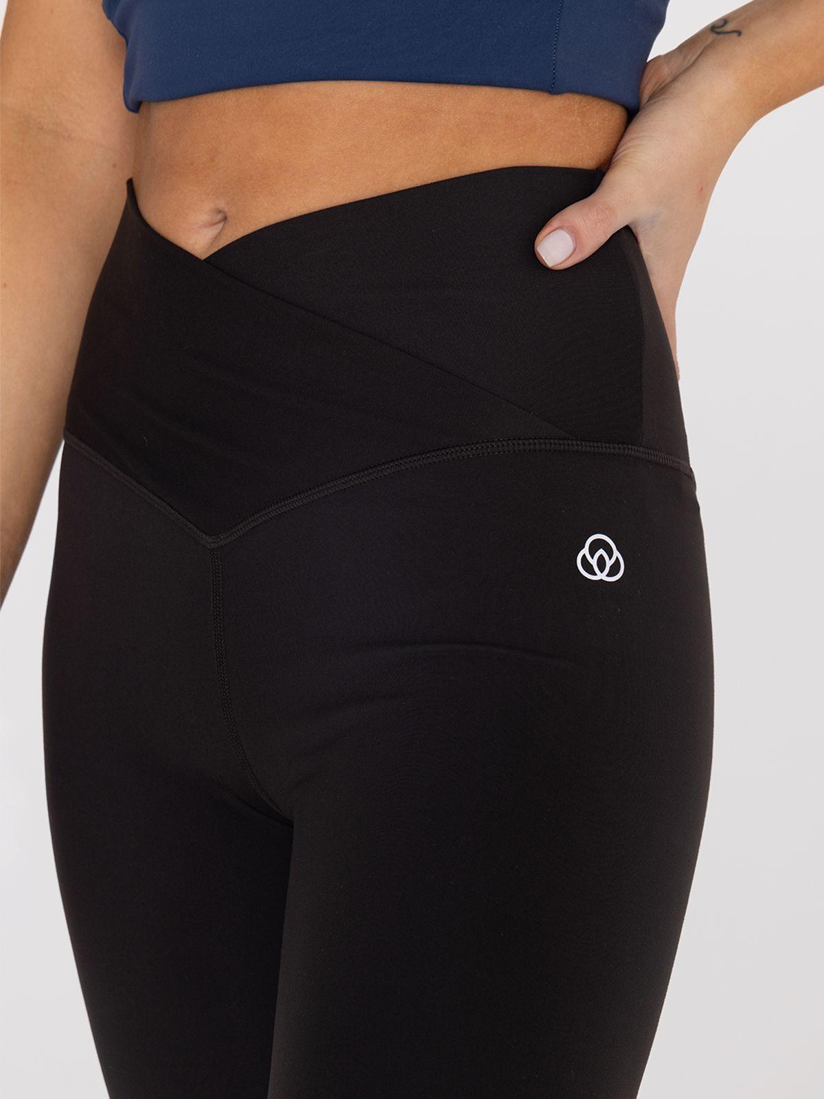 Calza Pantalón pierna ancha Mujer Flared Negro-3