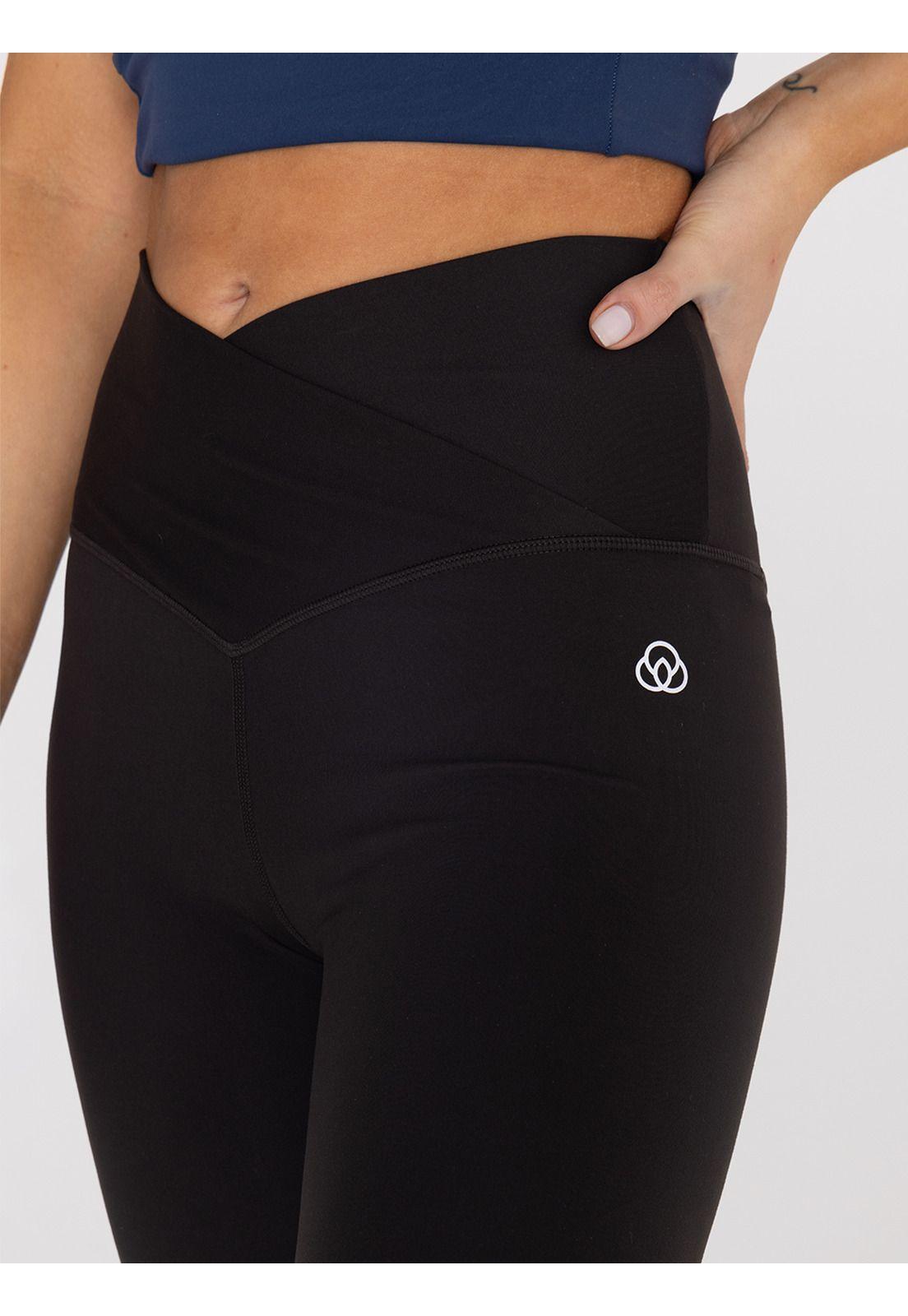 Calza Pantalón pierna ancha Mujer Flared Negro-4