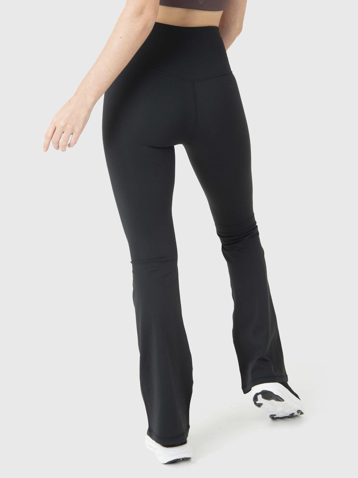 Calza Pantalón pierna ancha Mujer Flared Negro-1