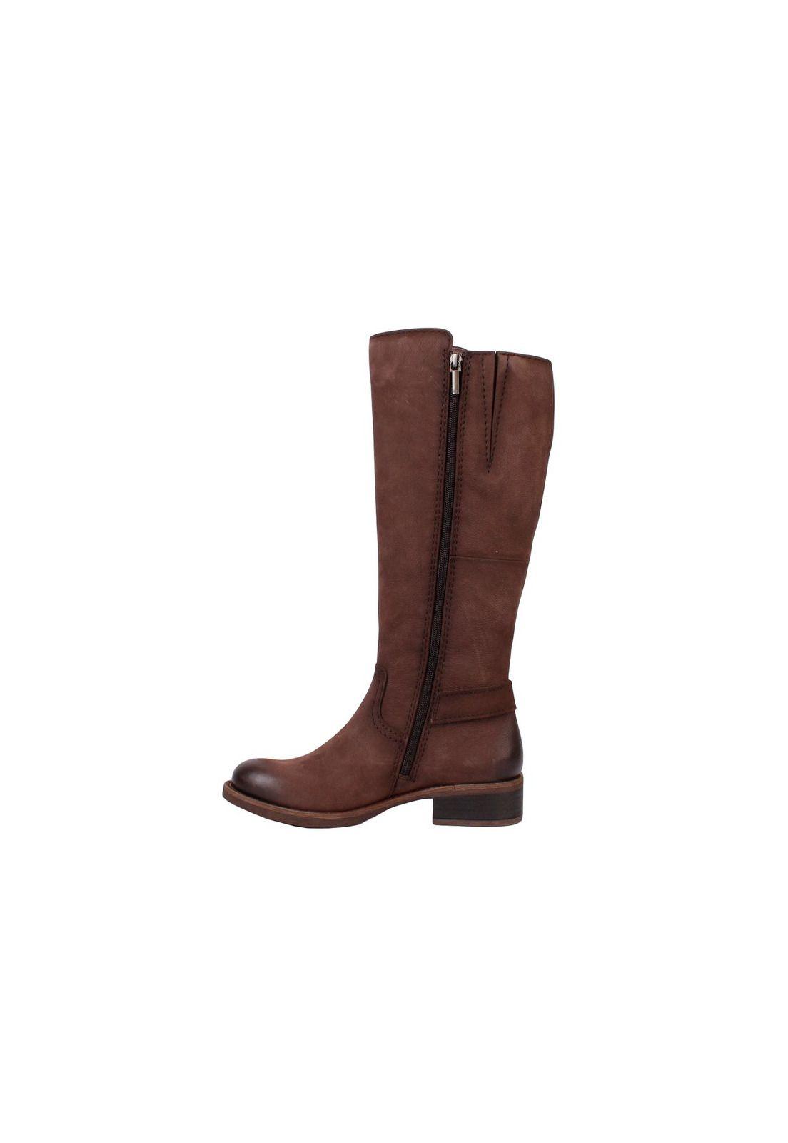 Bota Cuero Acalia Café-2
