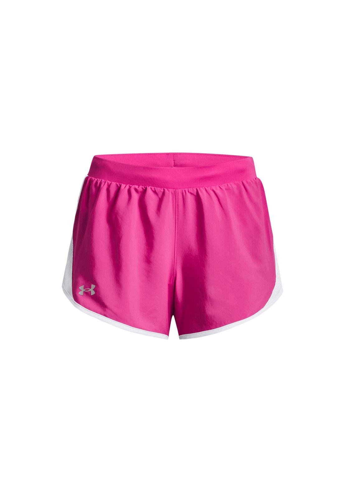 Shorts UA Fly-By 2.0 para mujer Fucsia-0