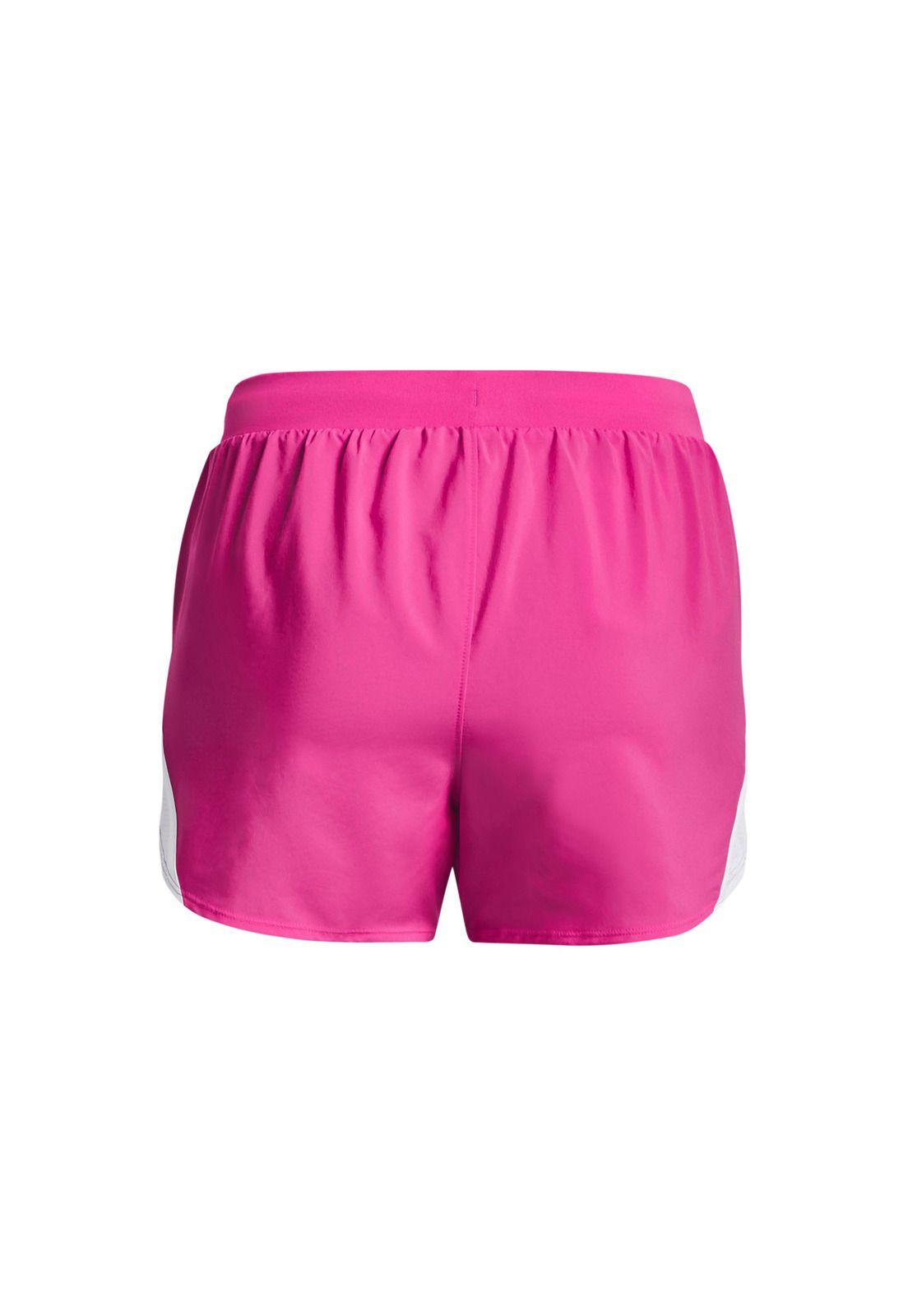 Shorts UA Fly-By 2.0 para mujer Fucsia-1
