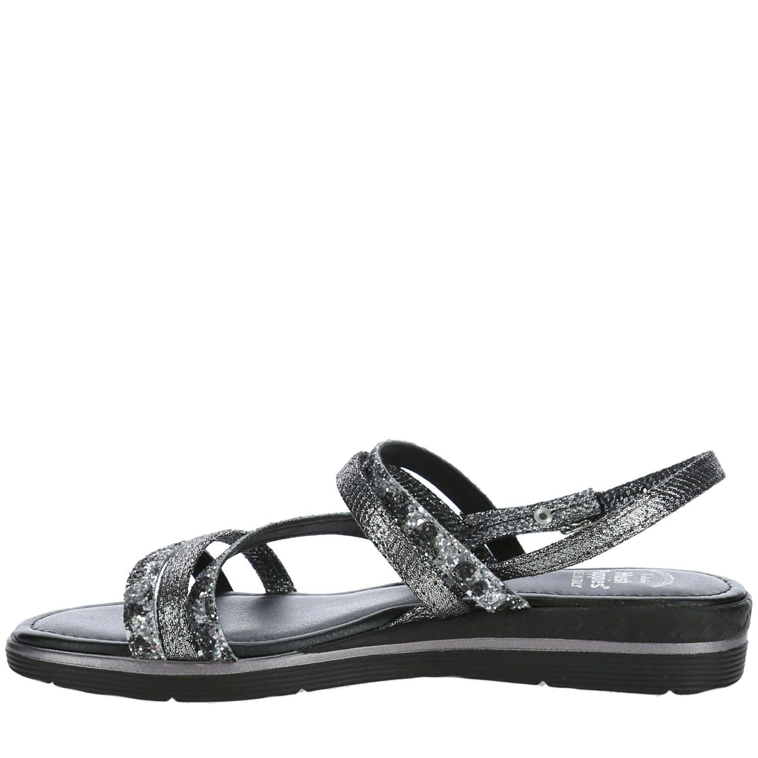 Sandalia Mujer Novara Plateado-4