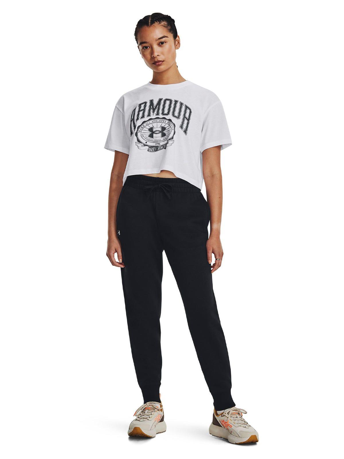 Joggers de polar UA Rival Negro para mujer-5