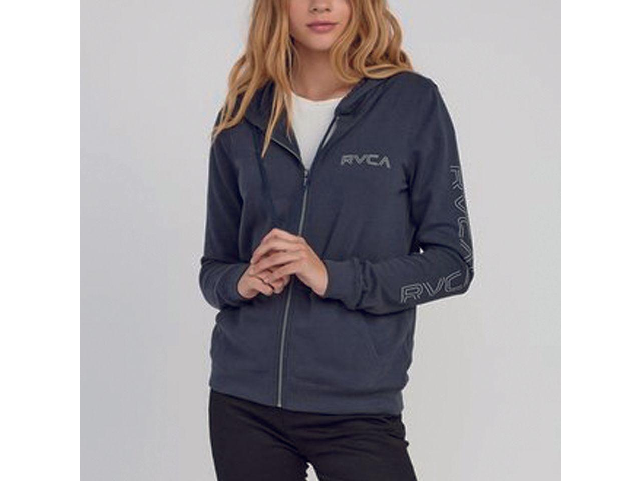 Polerón Pinned Zip Hoodie Carbon-0