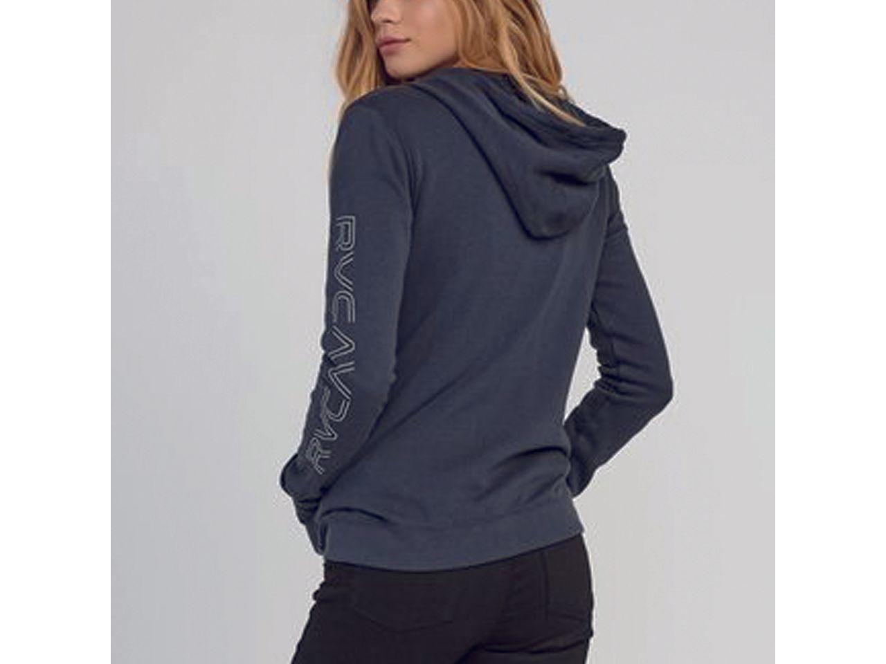 Polerón Pinned Zip Hoodie Carbon-1