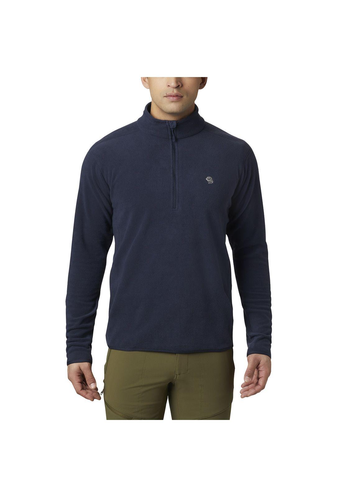 Polar Hombre Macrochill 1/2 Zip Azul-0