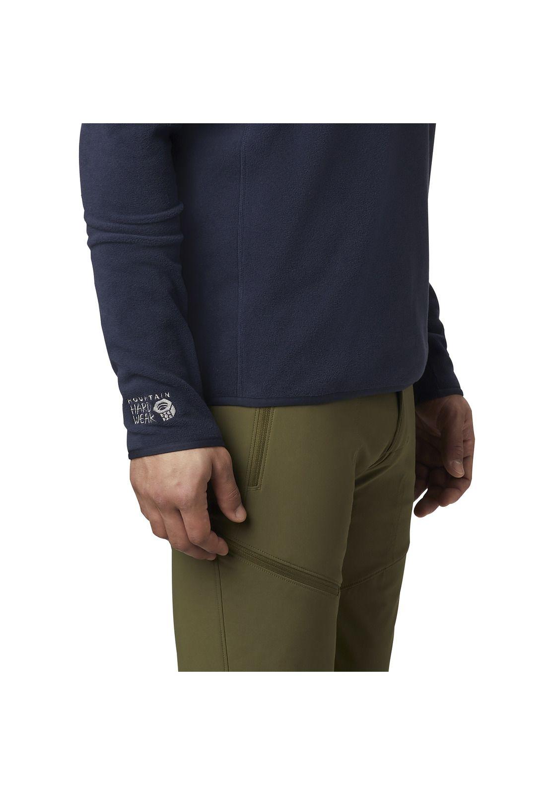 Polar Hombre Macrochill 1/2 Zip Azul-3