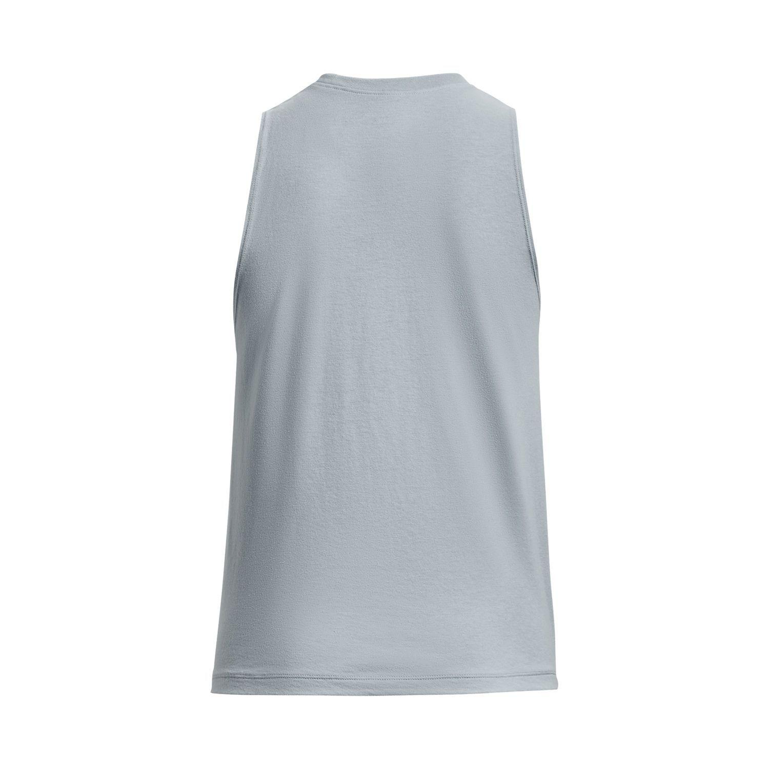 Polera sin mangas UA Sportstyle para mujer Gris-1