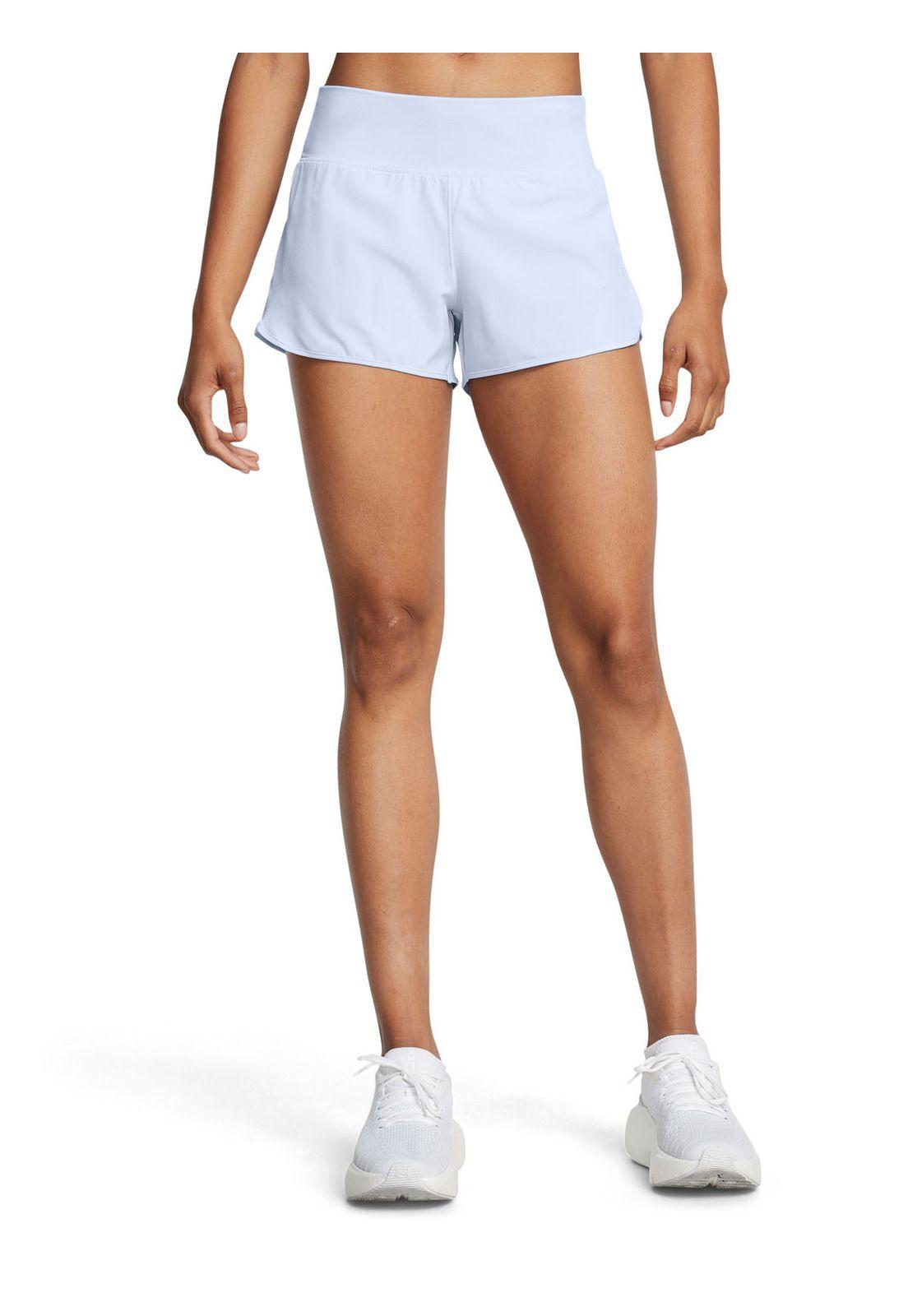 Shorts UA Launch Pro 3'' para mujer Azul-3