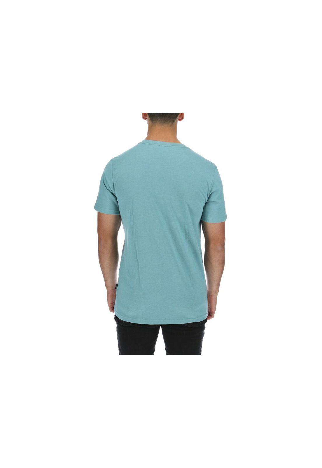 Polera M/C  Hombre Square Turquesa-2
