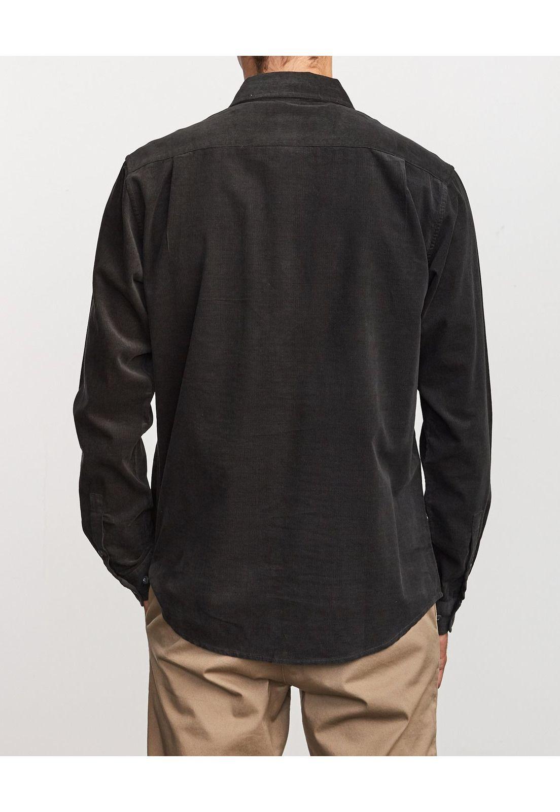 Camisa Hombre Freeman Cord Negro-1