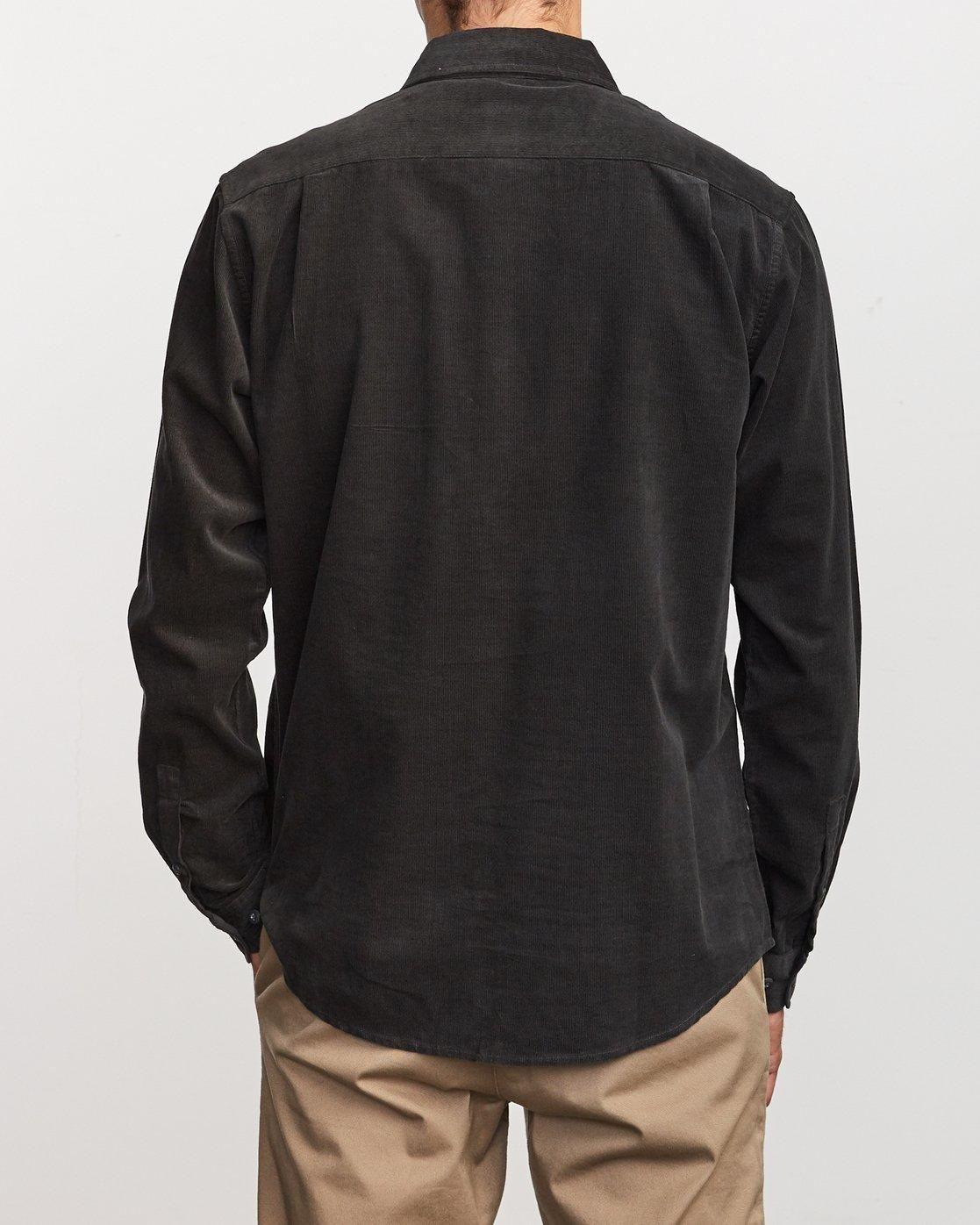 Camisa Hombre Freeman Cord Negro-1