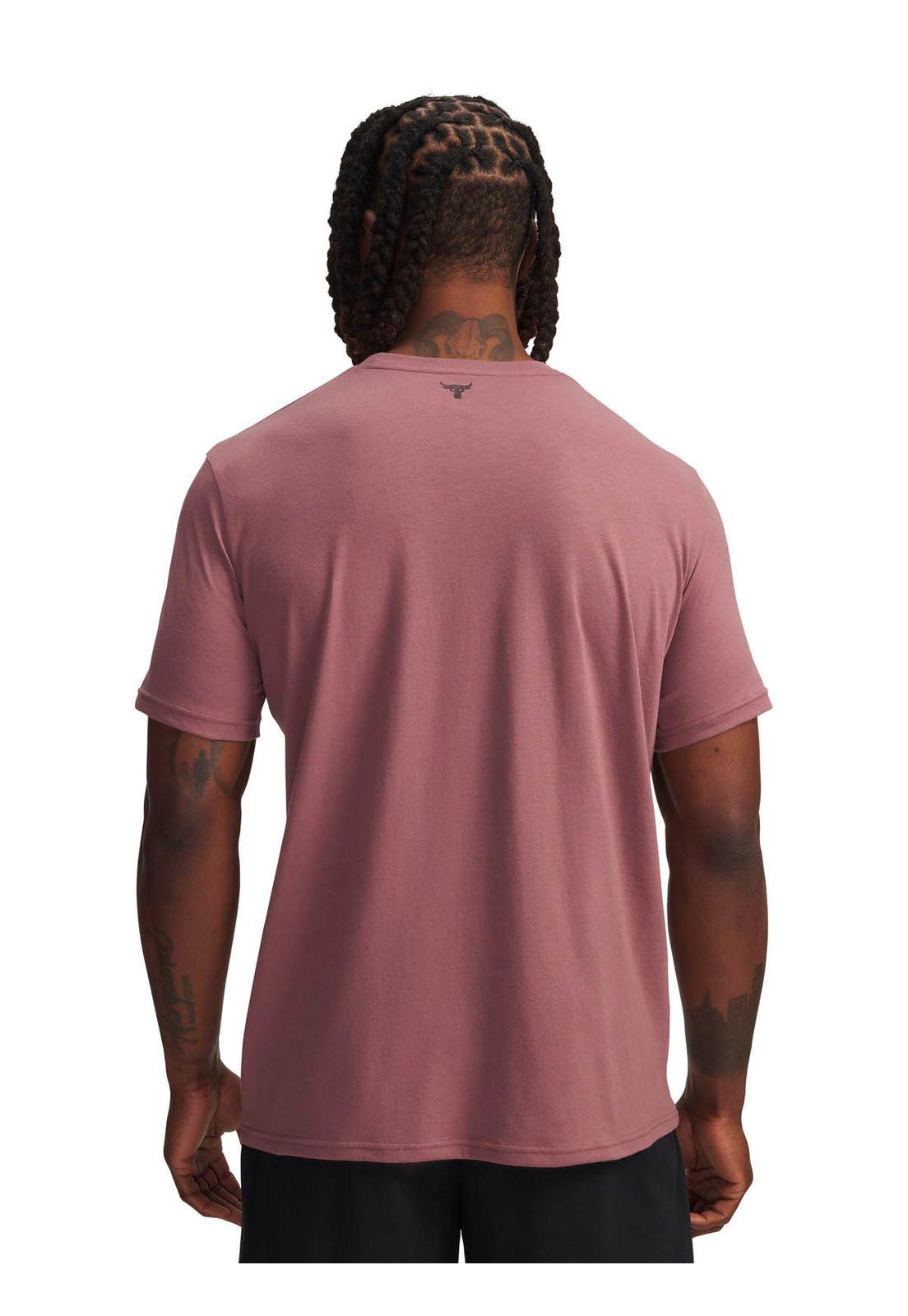 Polera Manga Corta Training para hombre Project Rock café -1